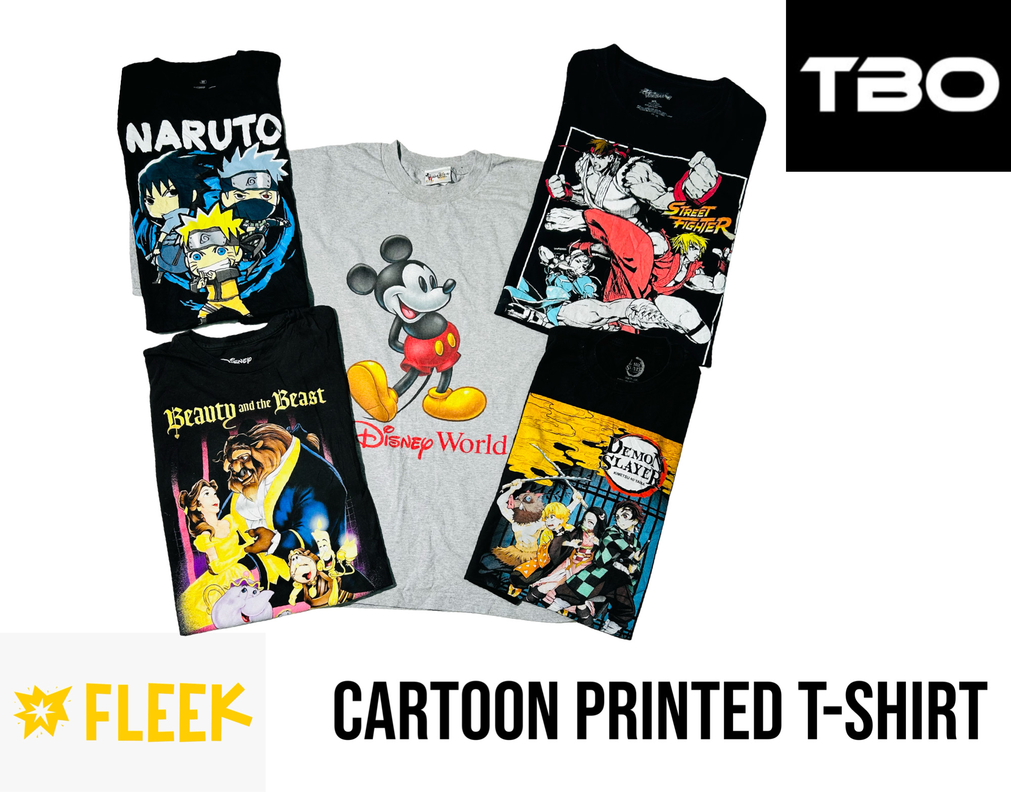 Cartoon printed t-shirt