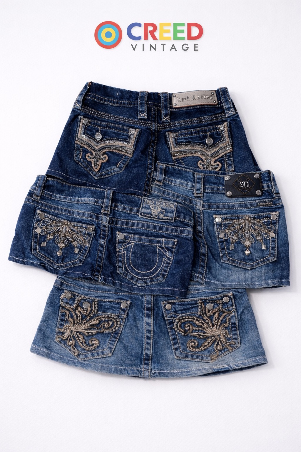 CR5709 Upcycled Branded Skirts