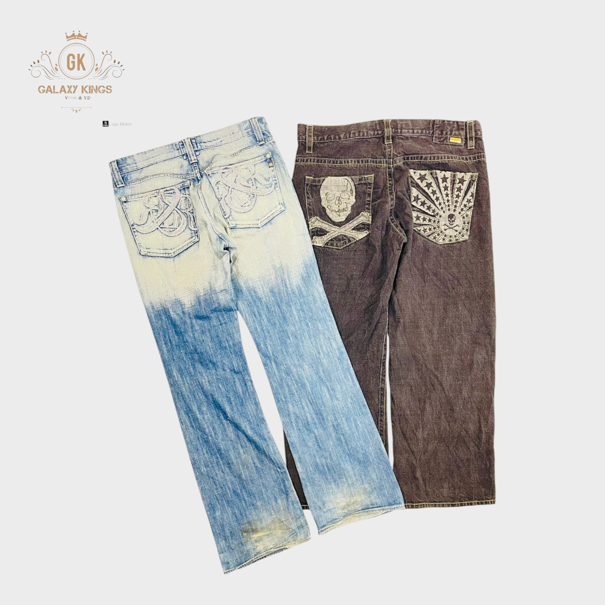 Y2K Hip Hop Beggy Jeans