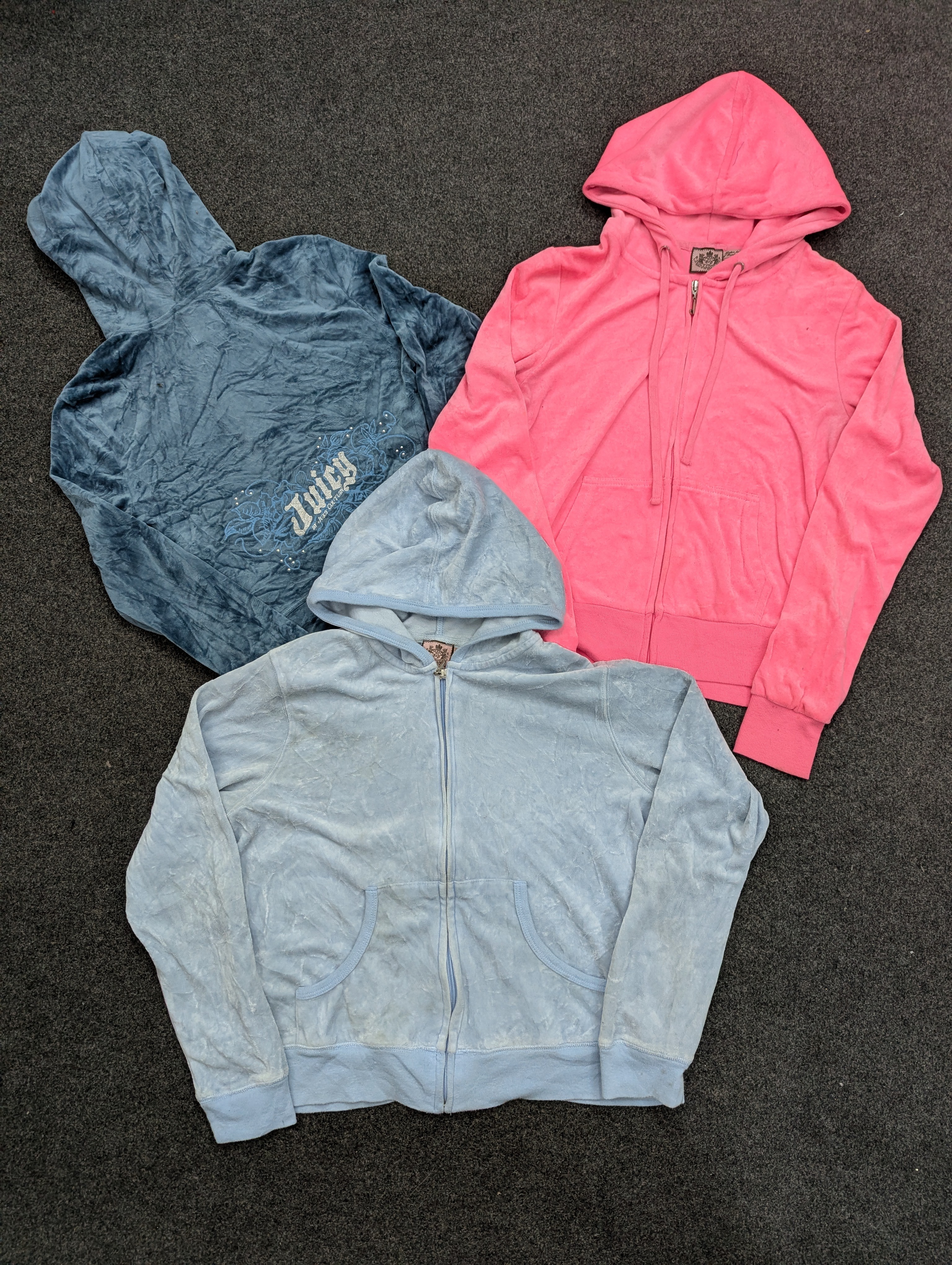 Juicy Couture Damen Reißverschluss-Hoodies 10 Stüc..