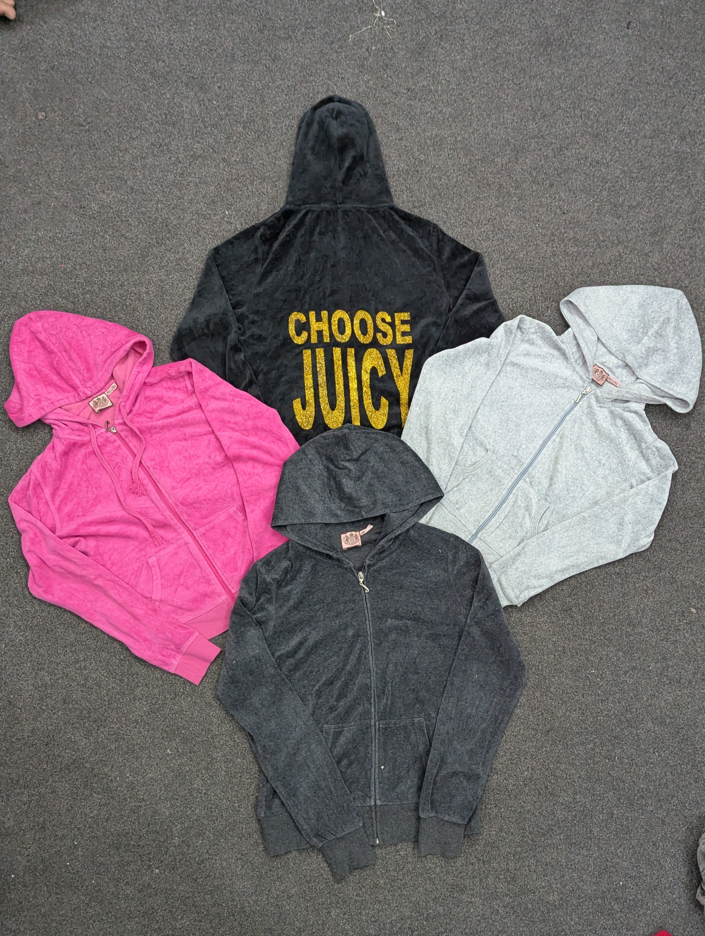Felpe con cappuccio zip da donna Juicy Couture (J:013)