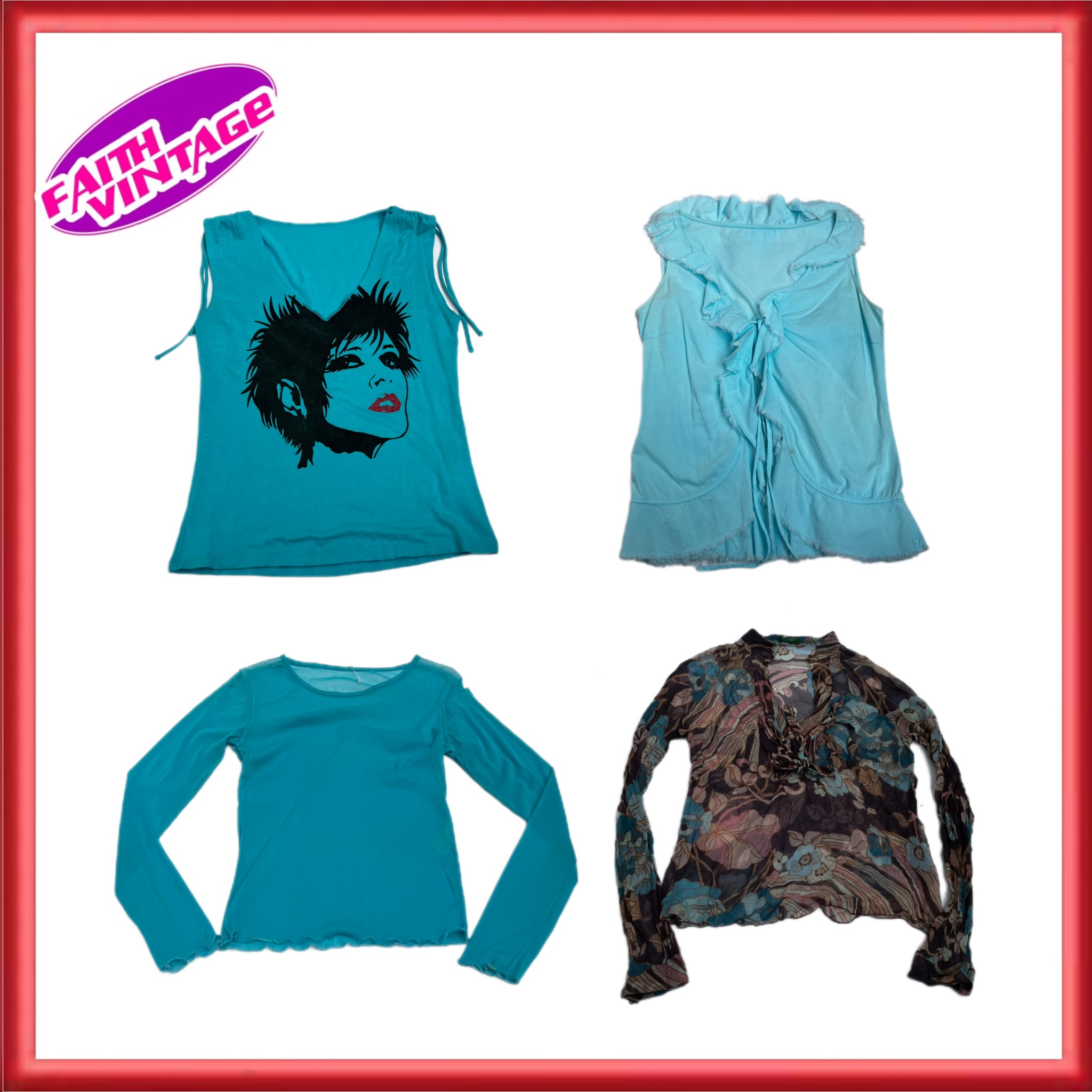 Azure Bliss Top Dresses Saia Mix(FV-272)