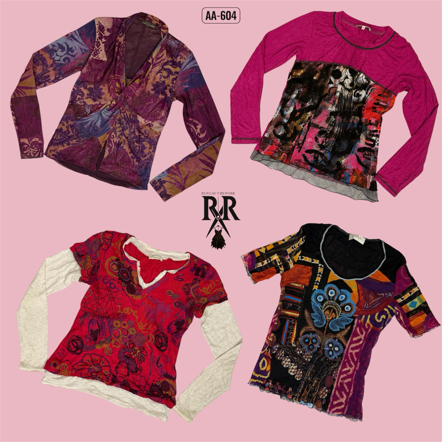 Y2Kプリティガールエラミックストップス (AA-604)