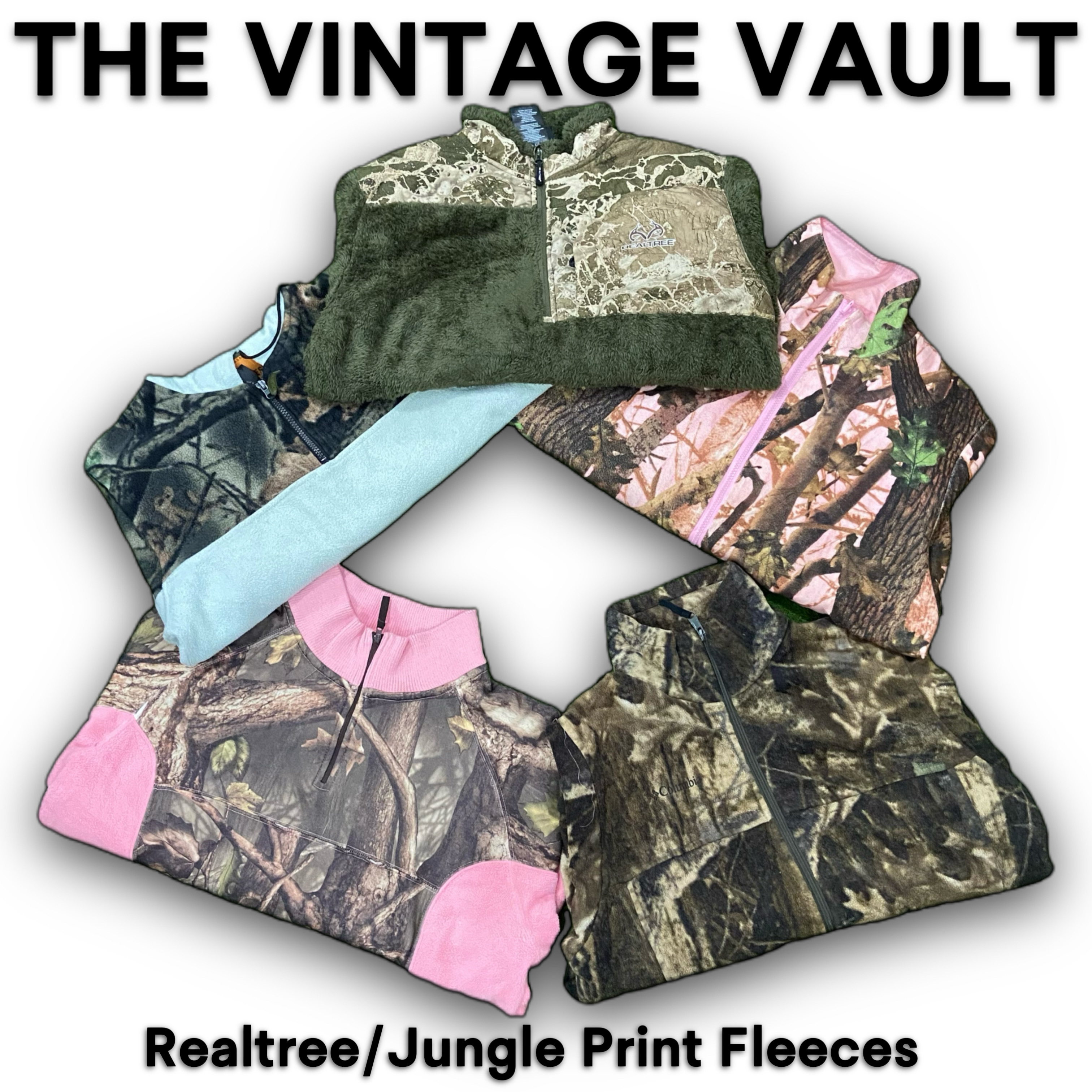 Realtree/Jungle Print Fleecejacken