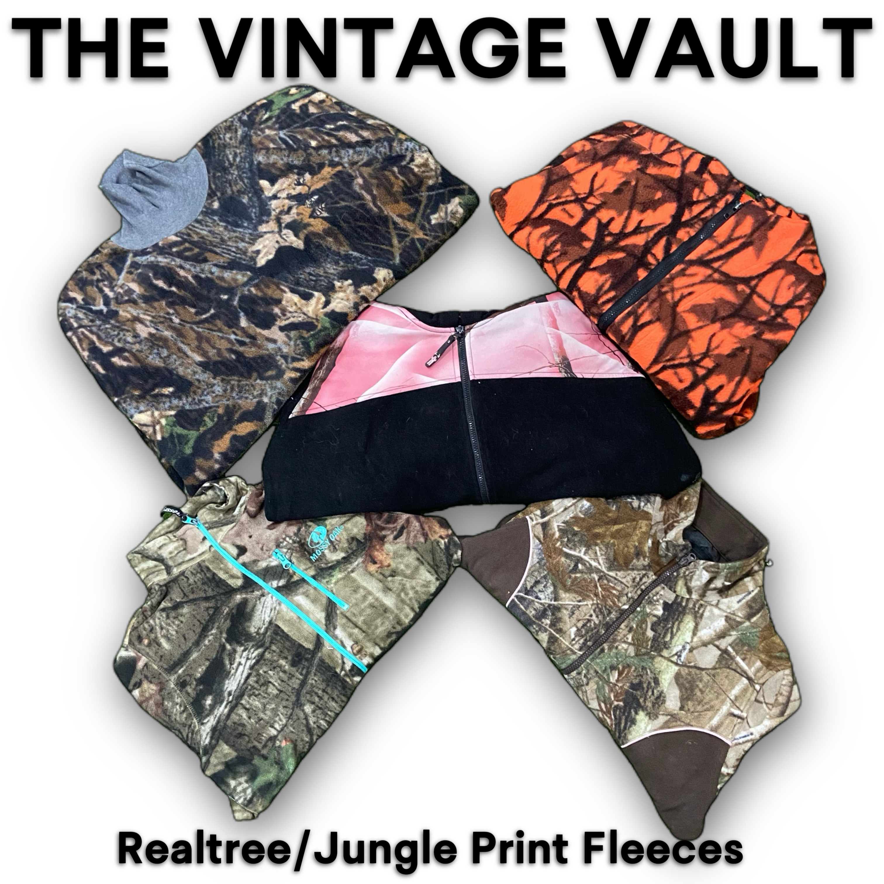 Realtree/Jungle Print Fleecejacken