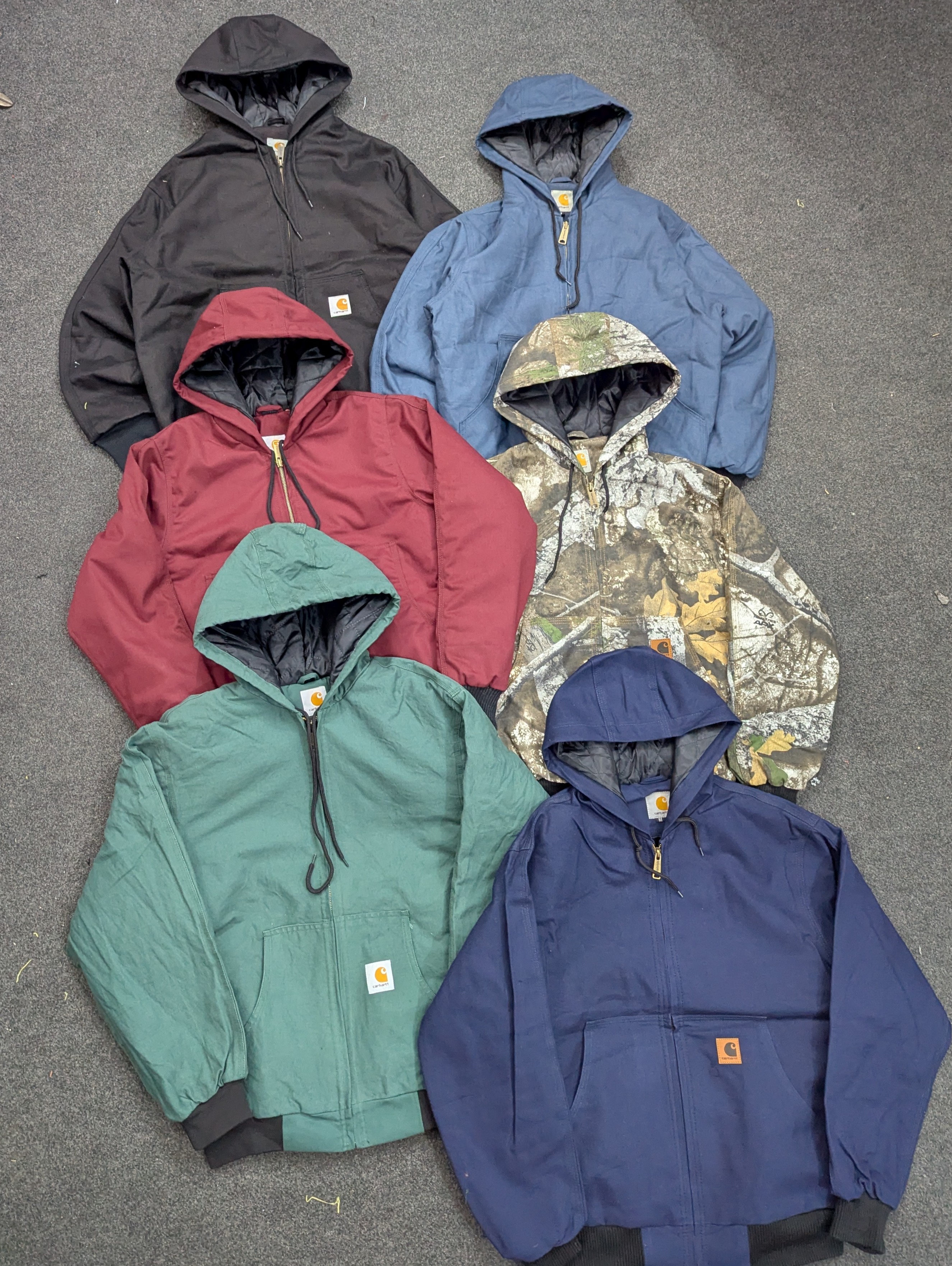 Carhartt Active Wear Rework Style Jackets, Mixed Collection