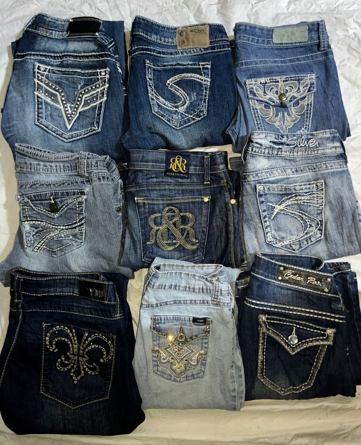 VIGOSS AND OTHER MIX BRANDS JEANS (ID 4027)