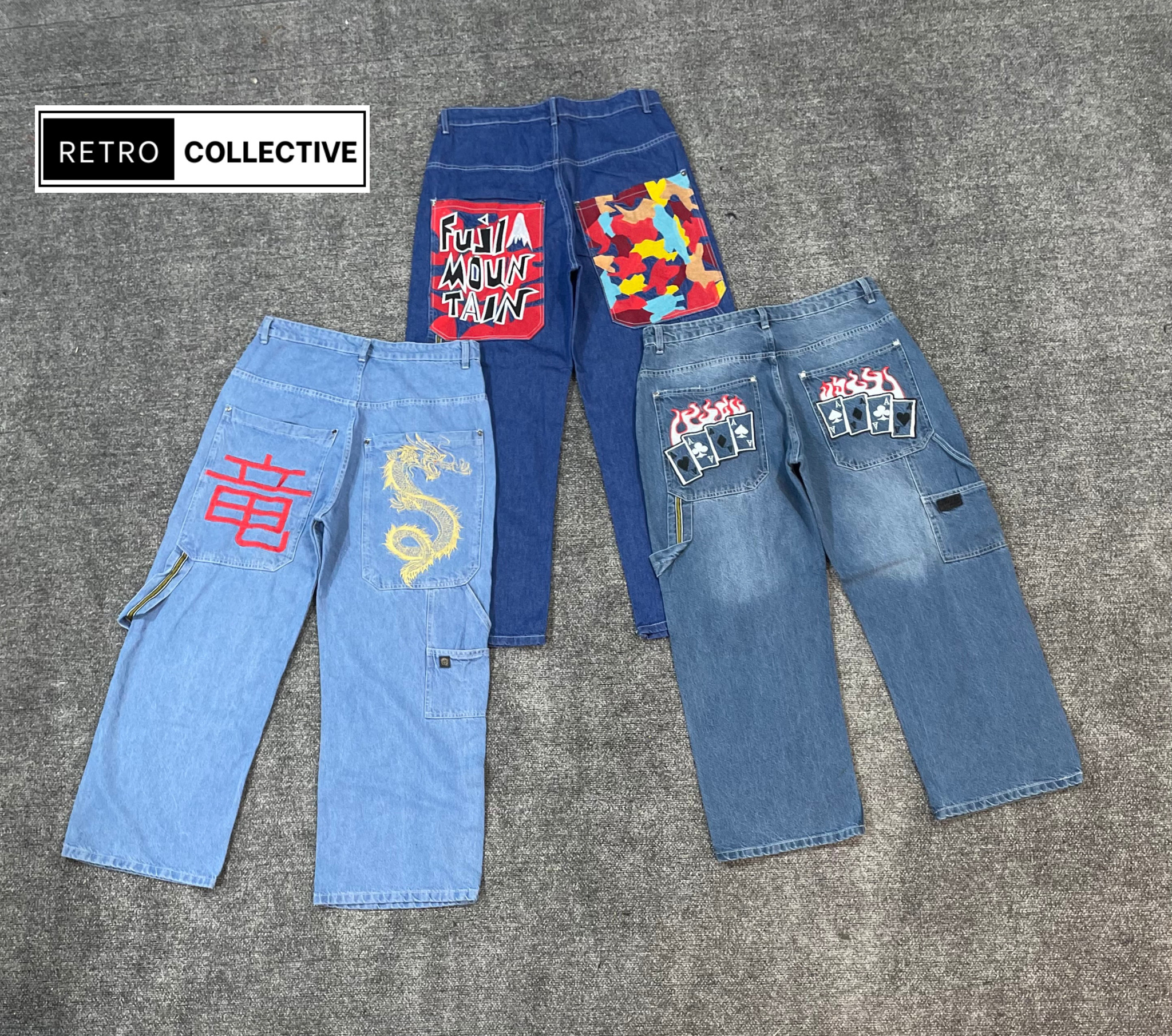 Embroided Hip Hop Baggy Jean {25/12}