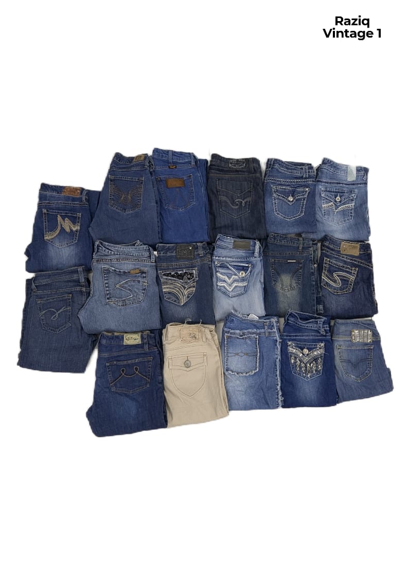 💥 RV1503 Y2K Damen Bootcut Jeans