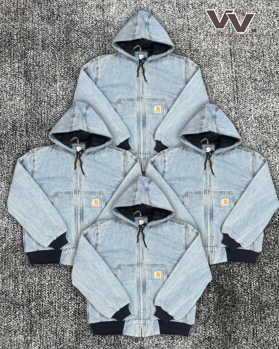 Chaquetas activas de denim de estilo reeditado Carhartt #2512
