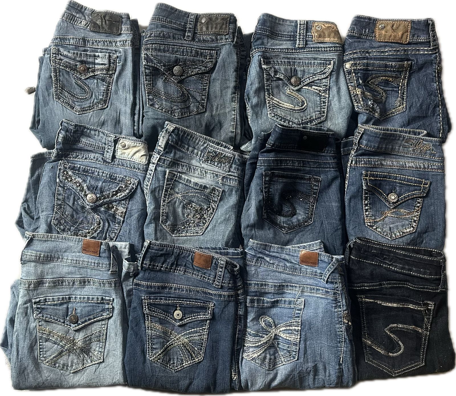 SILVER AND OTHER BRAND JEANS