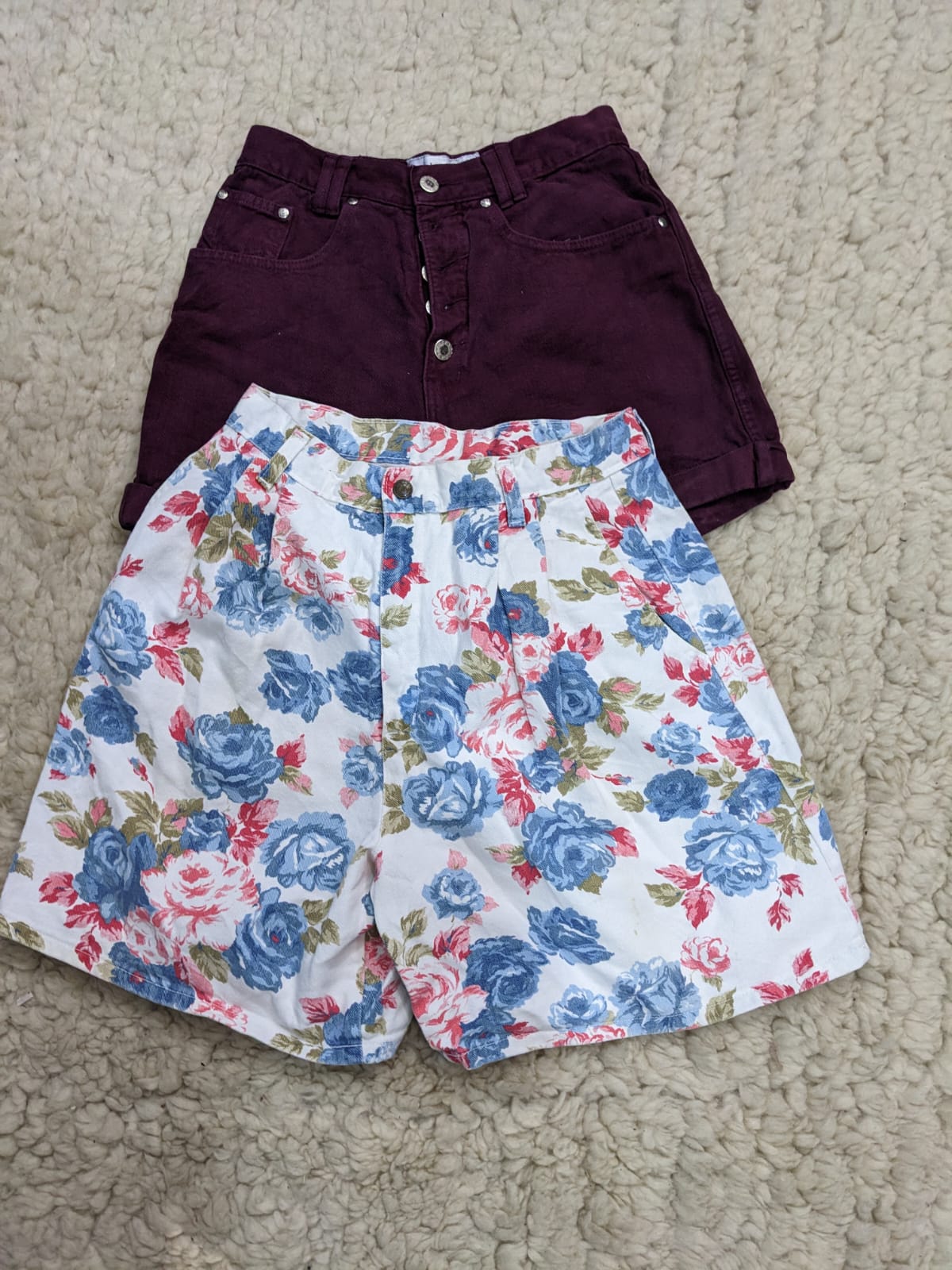 レディースハイウエストショーツミックス