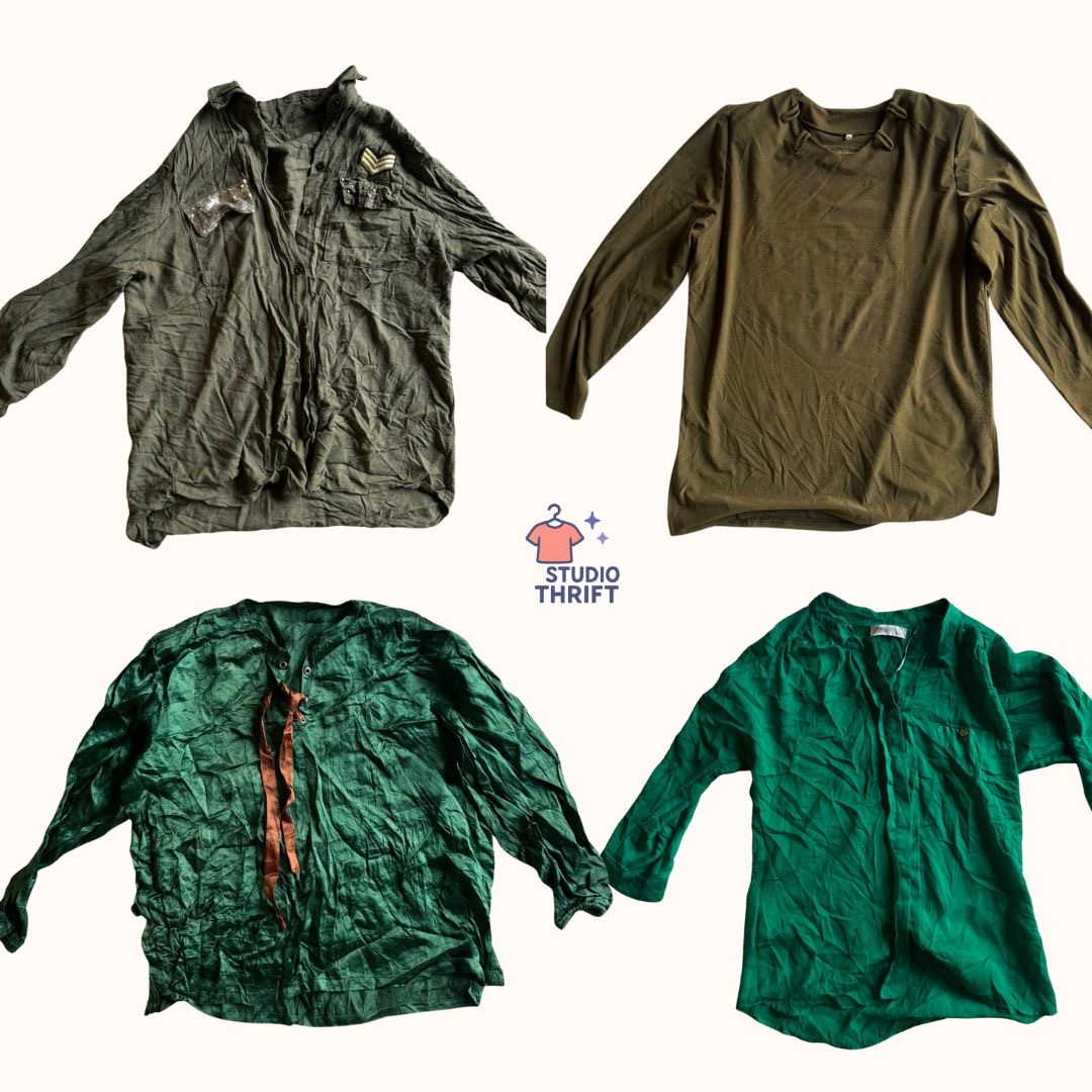 Y2Kミリタリーグリーンバンドル(FS-015)