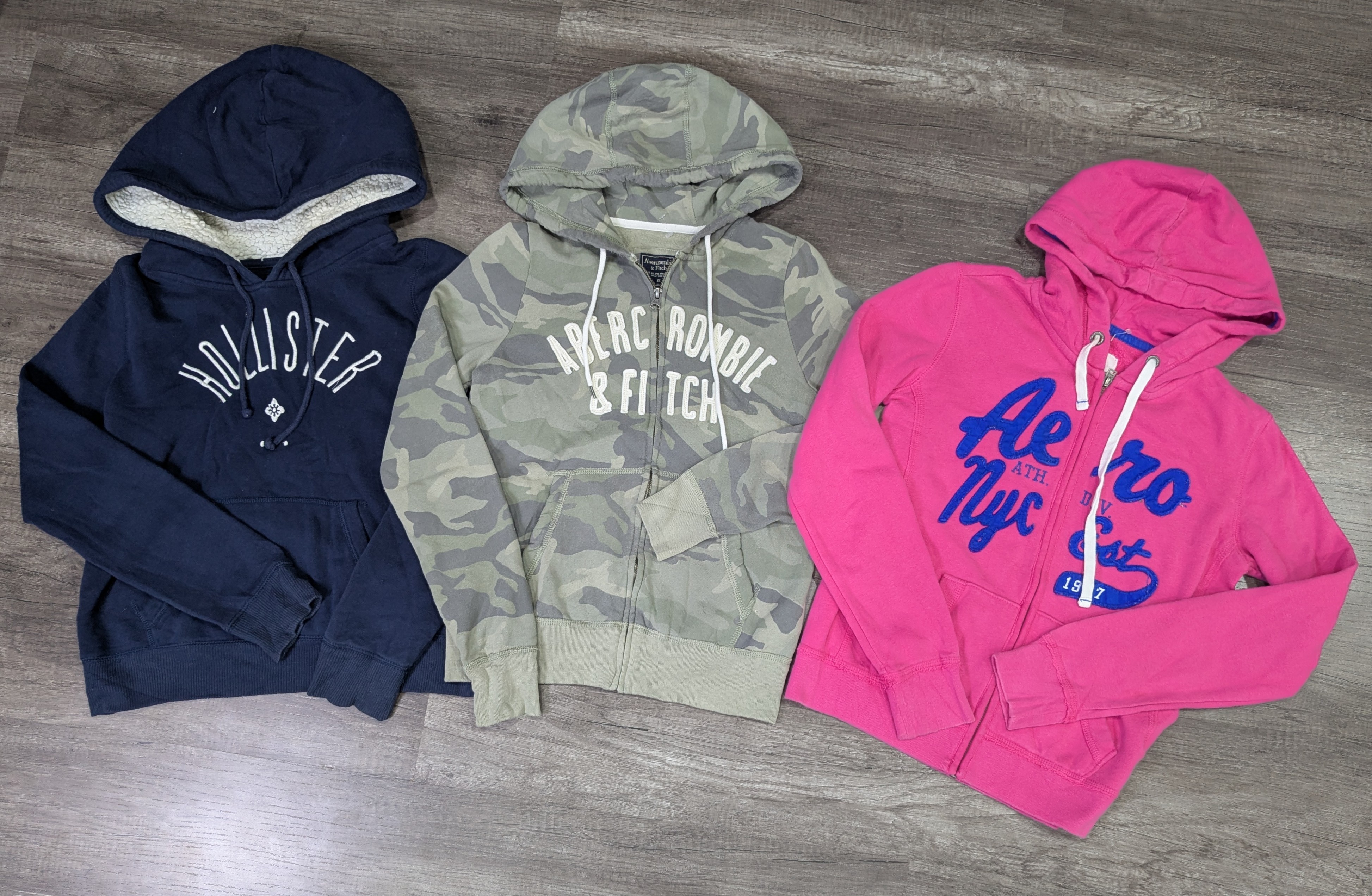 1690 - American Eagle, Hollister, Aeropostale & Abercrombie カジュアル＆ジップフーディ