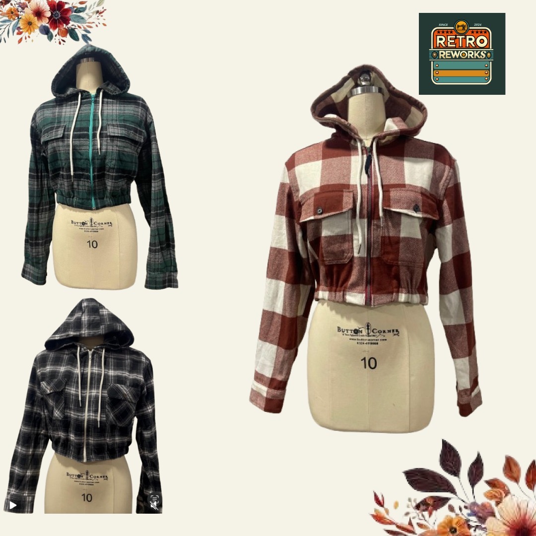 Veste à capuche raccourcie SS25 recyclée