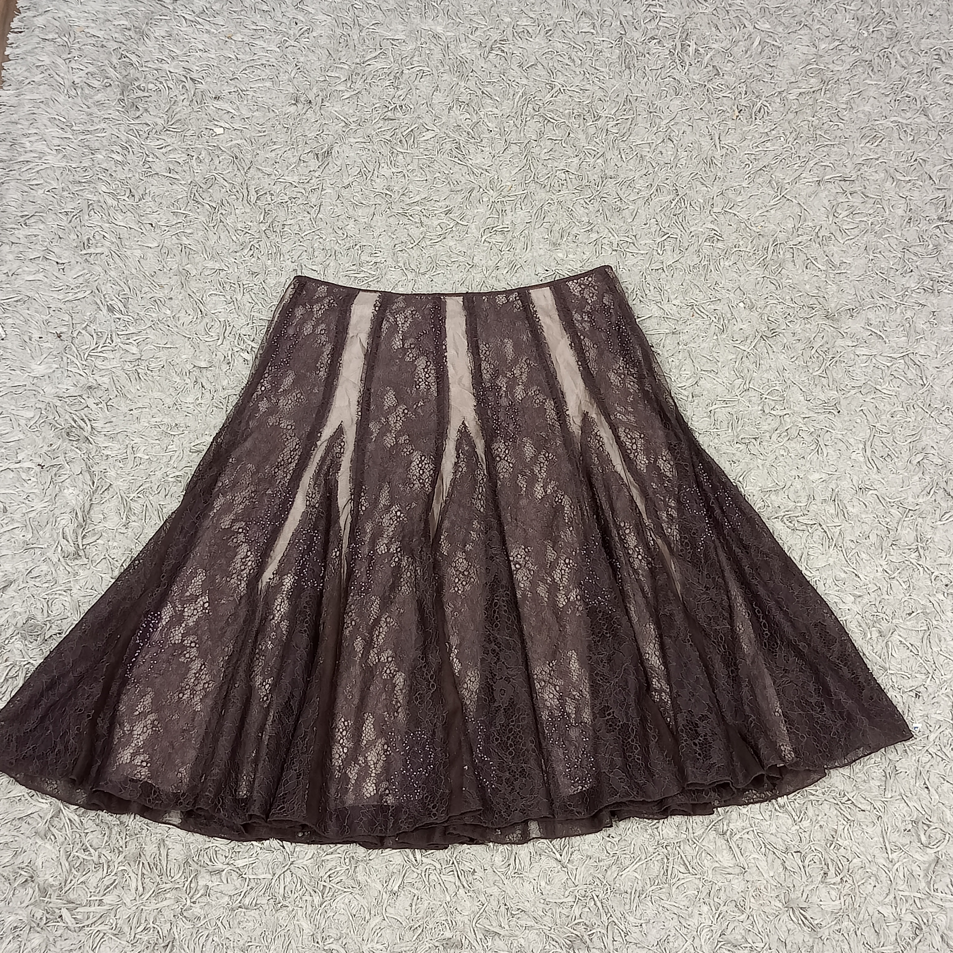 Y2K POLY SKIRTS (DARK BROWN)- BUNDLE 10