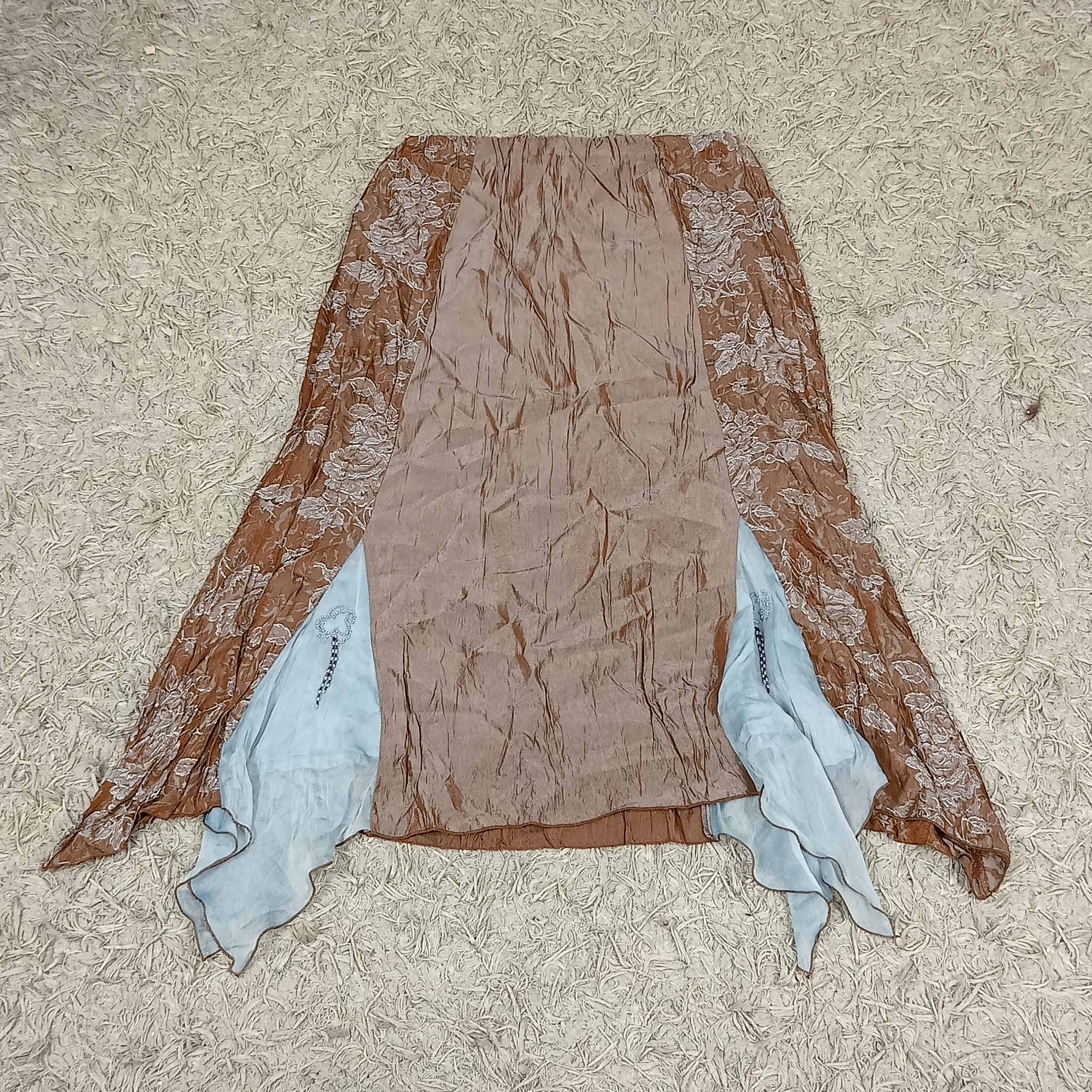 Y2K POLY SKIRTS (DARK BROWN)- BUNDLE 12