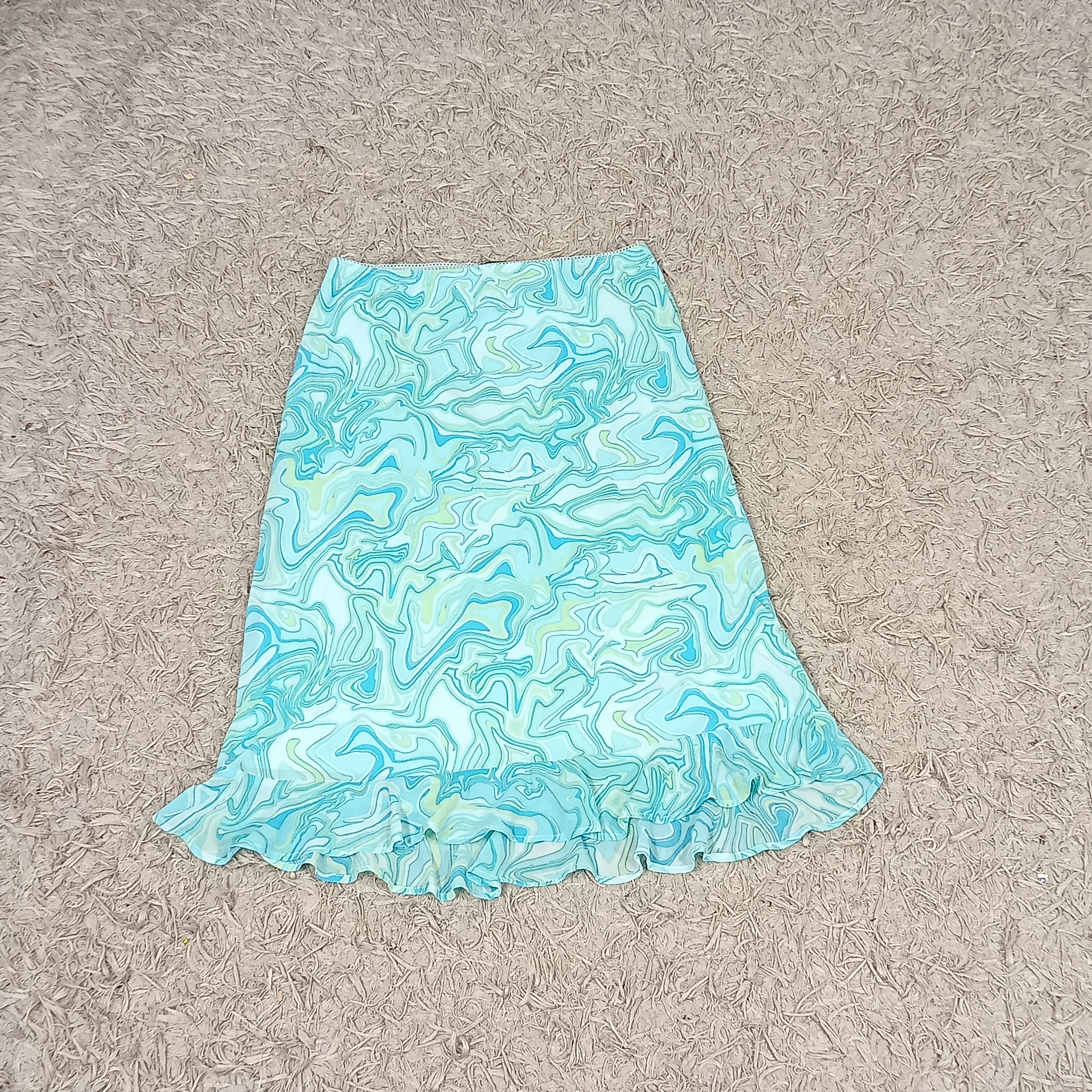Y2K POLY SKIRTS (BLUE)- BUNDLE 18