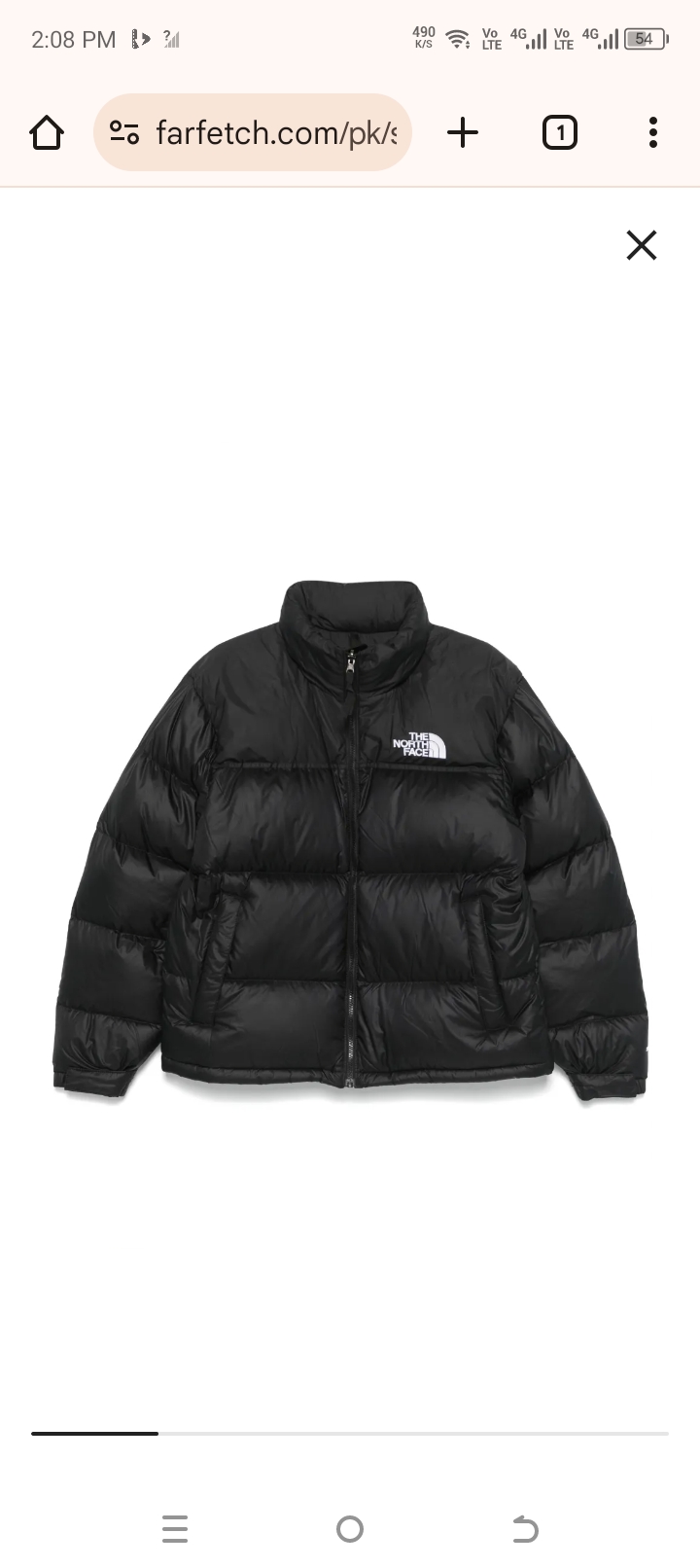 Mix branded puffer jacket