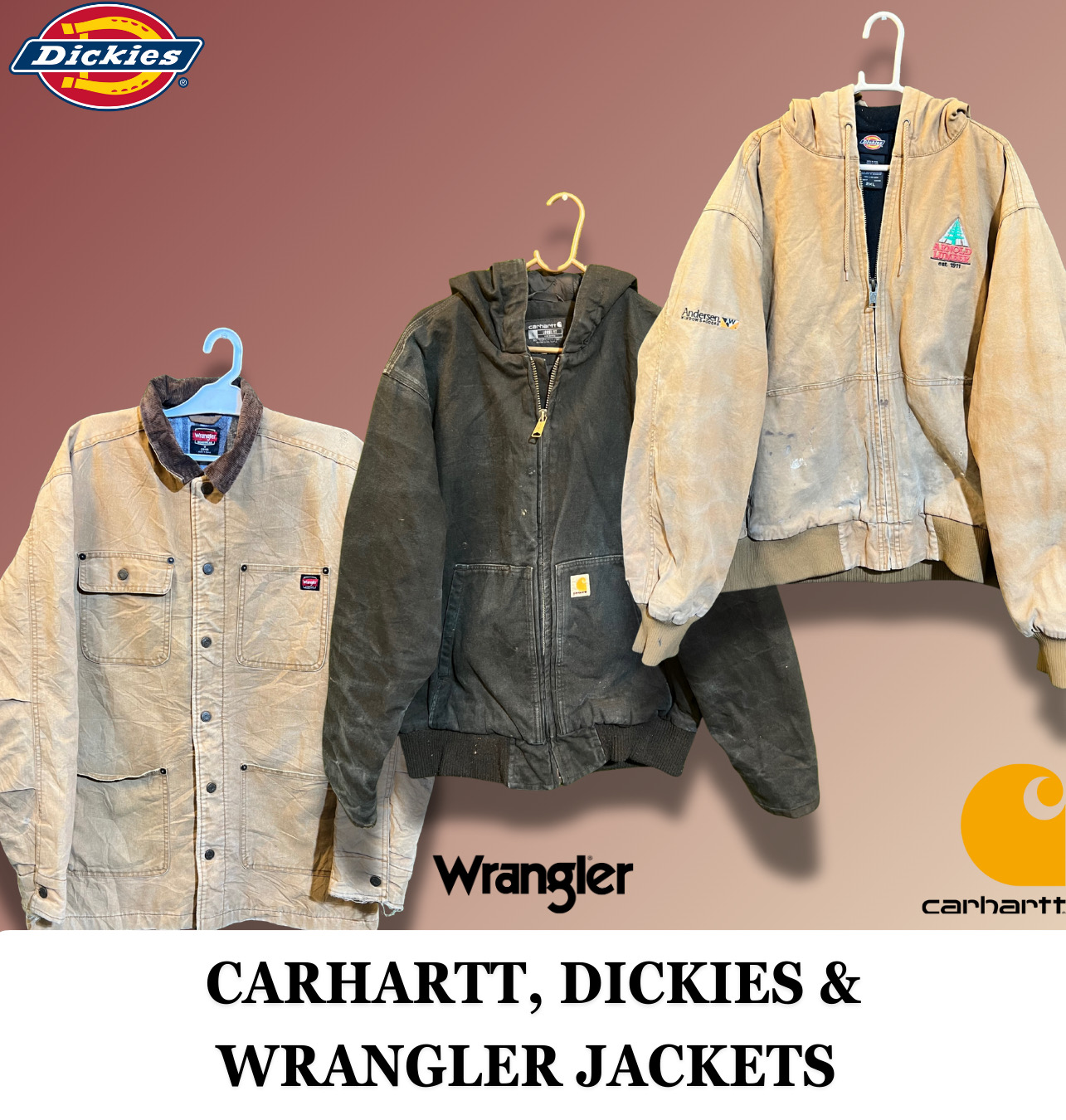 Giacche Premium Carhartt, Dickies e Wrangler