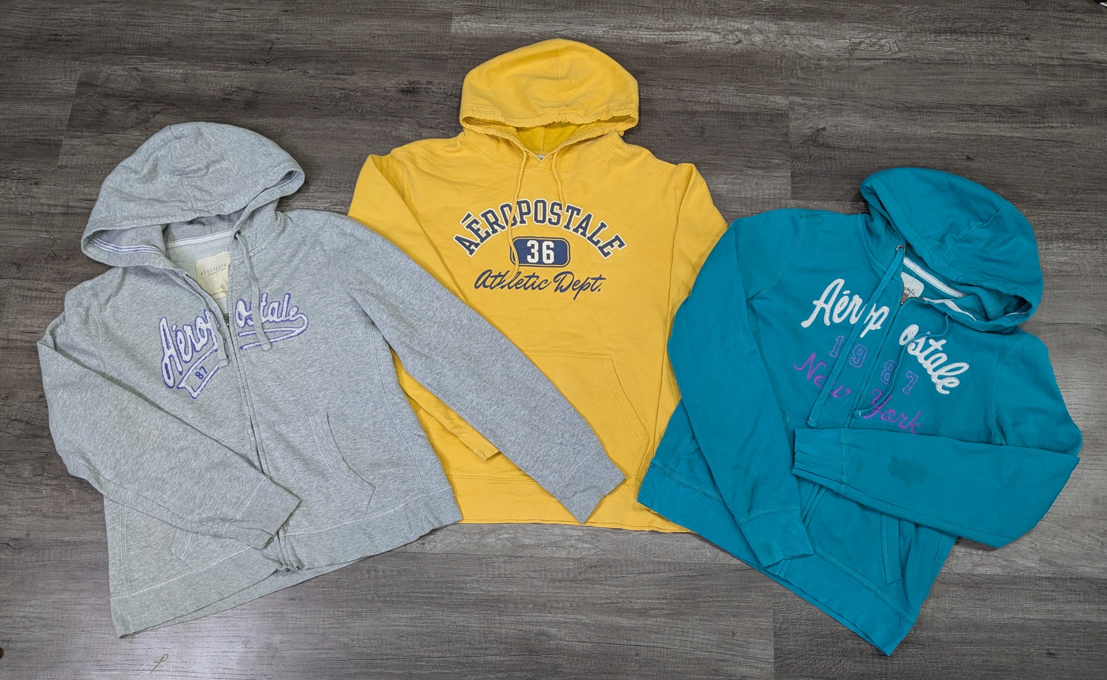 1705 - American Eagle, Hollister, Aeropostale & Abercrombie カジュアル & ジップパーカー