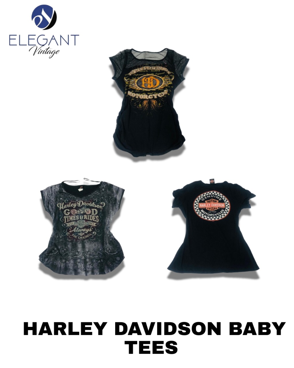 Harley Davidson Baby Tees - EVM0628