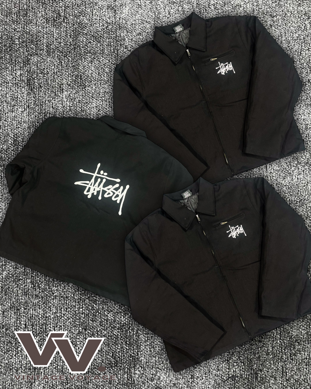 Stussy ha rielaborato lo stile delle giacche nere Detroit #2612