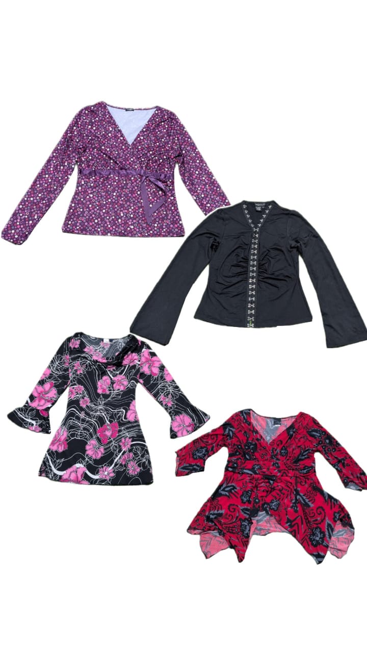 Yv150 Unique blouse à manches longues 7P