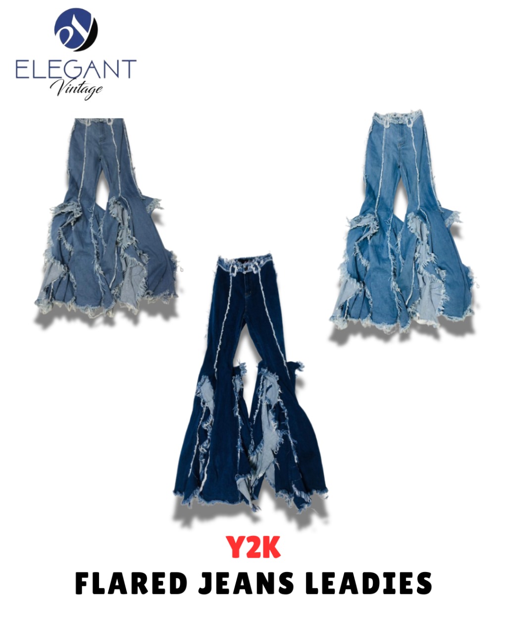 Y2K flared Jeans Leadies - EV1598