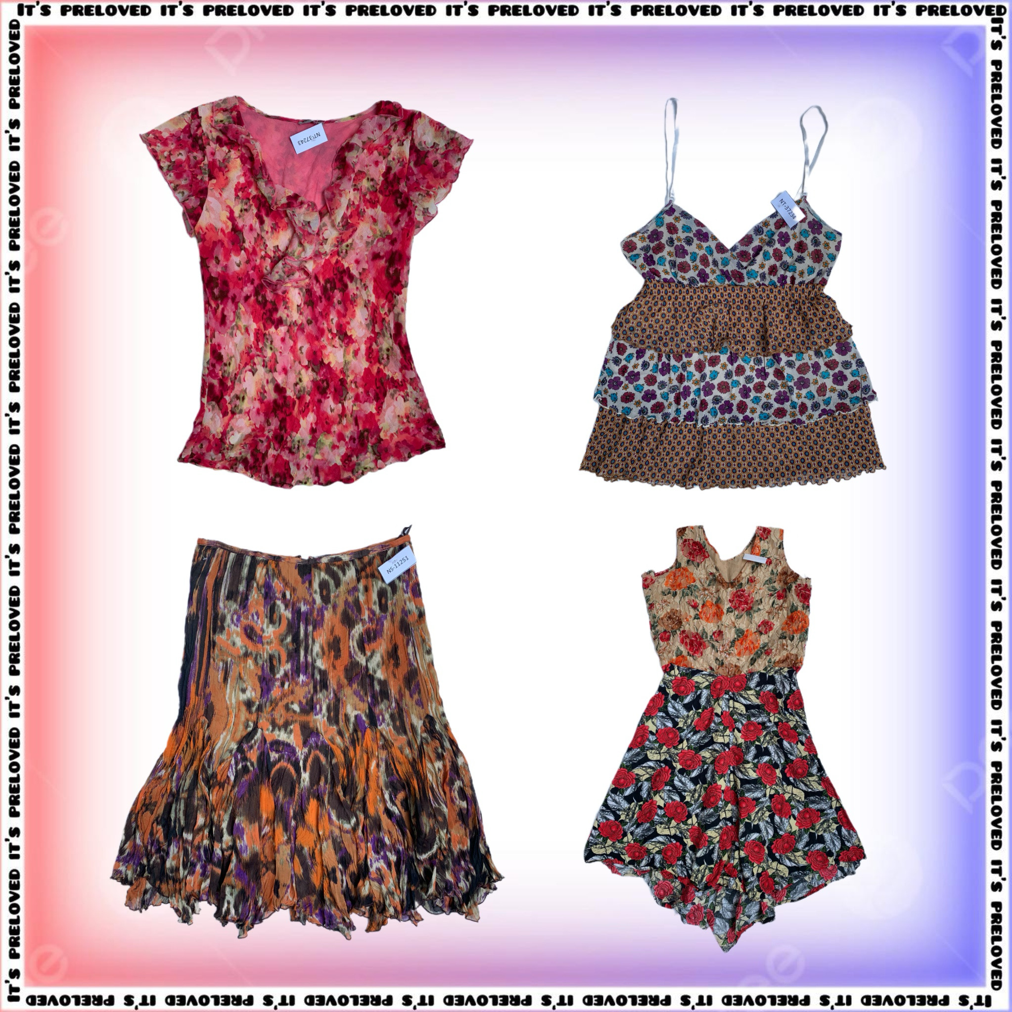 Y2K Maximalism Dream - Tops, Dresses, Skirts (SS-1774)