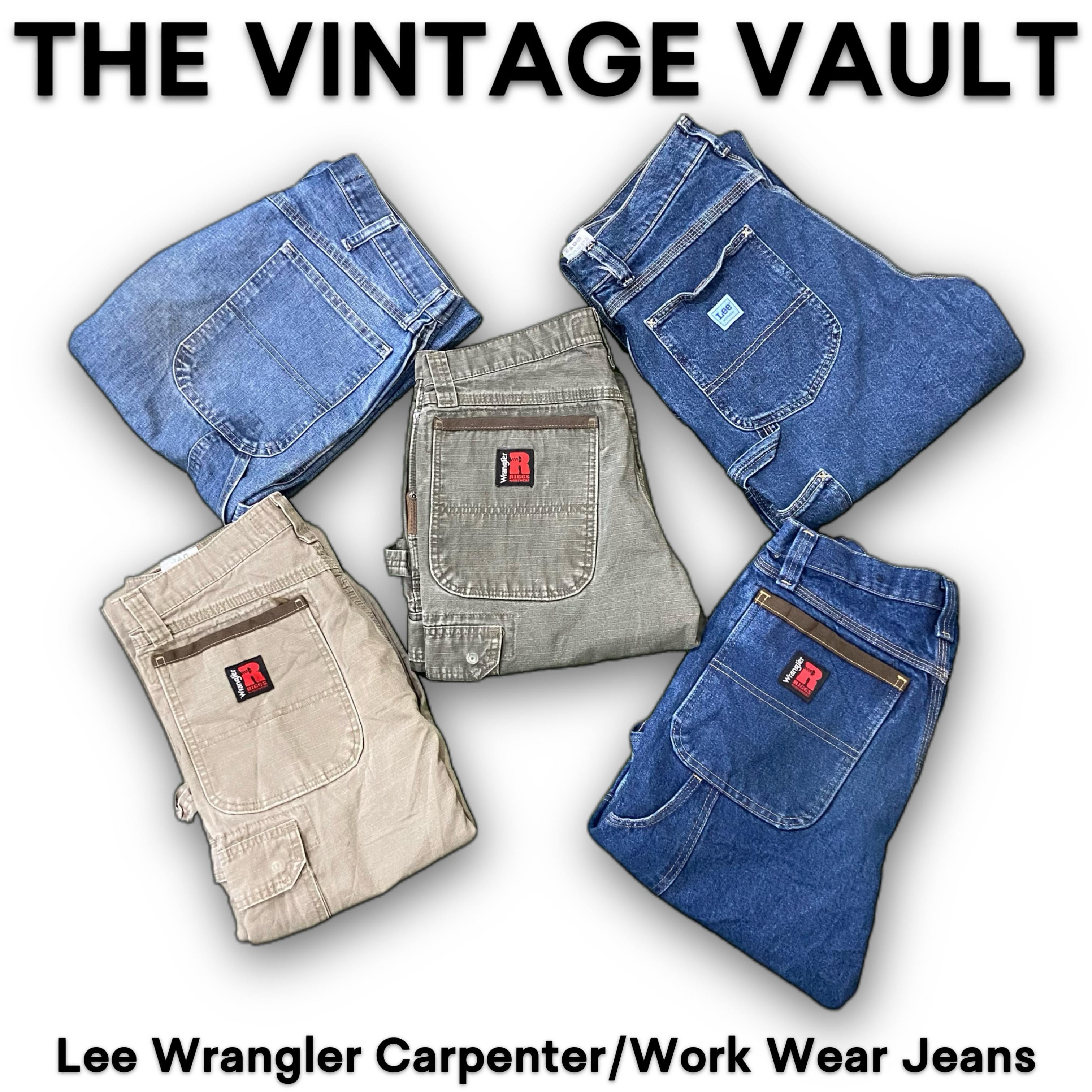 Lee Wrangler Workwear/Carpenter Jeans