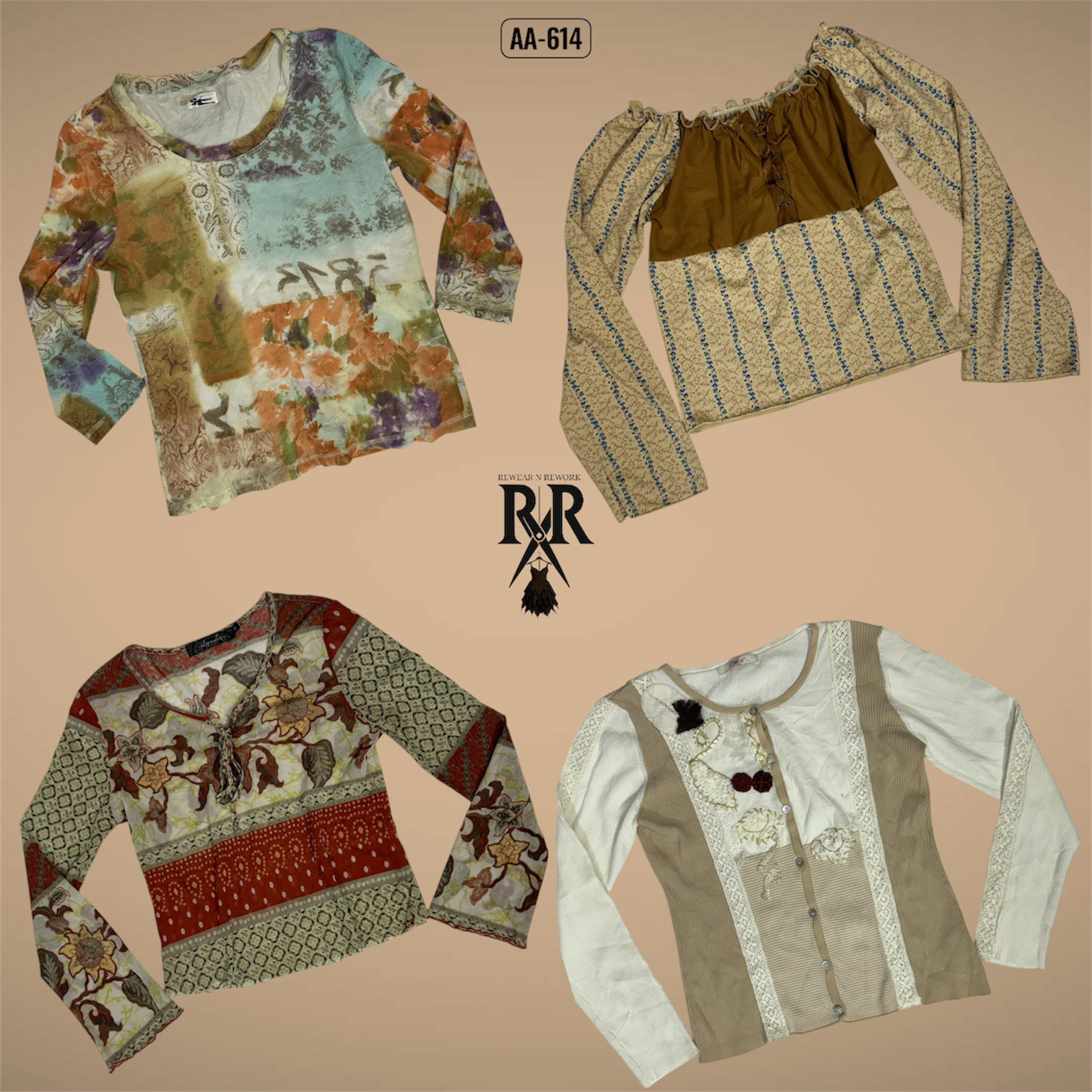 Y2K The Soft Girl Era Full Sleeve Tops (AA-614)