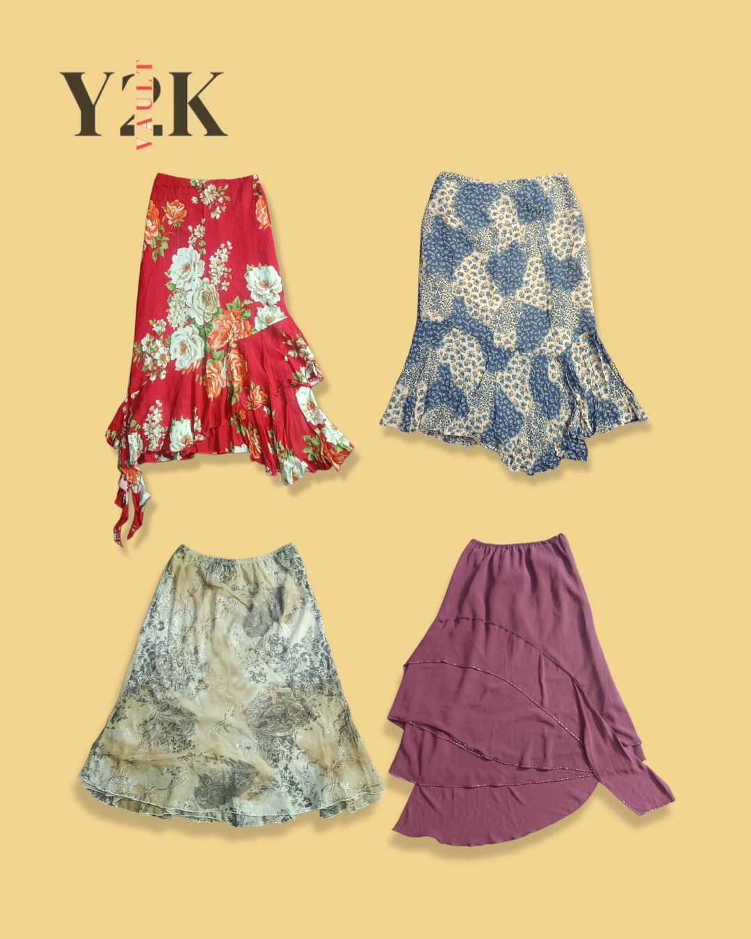 Faldas Midi Y2K (Yv-549)