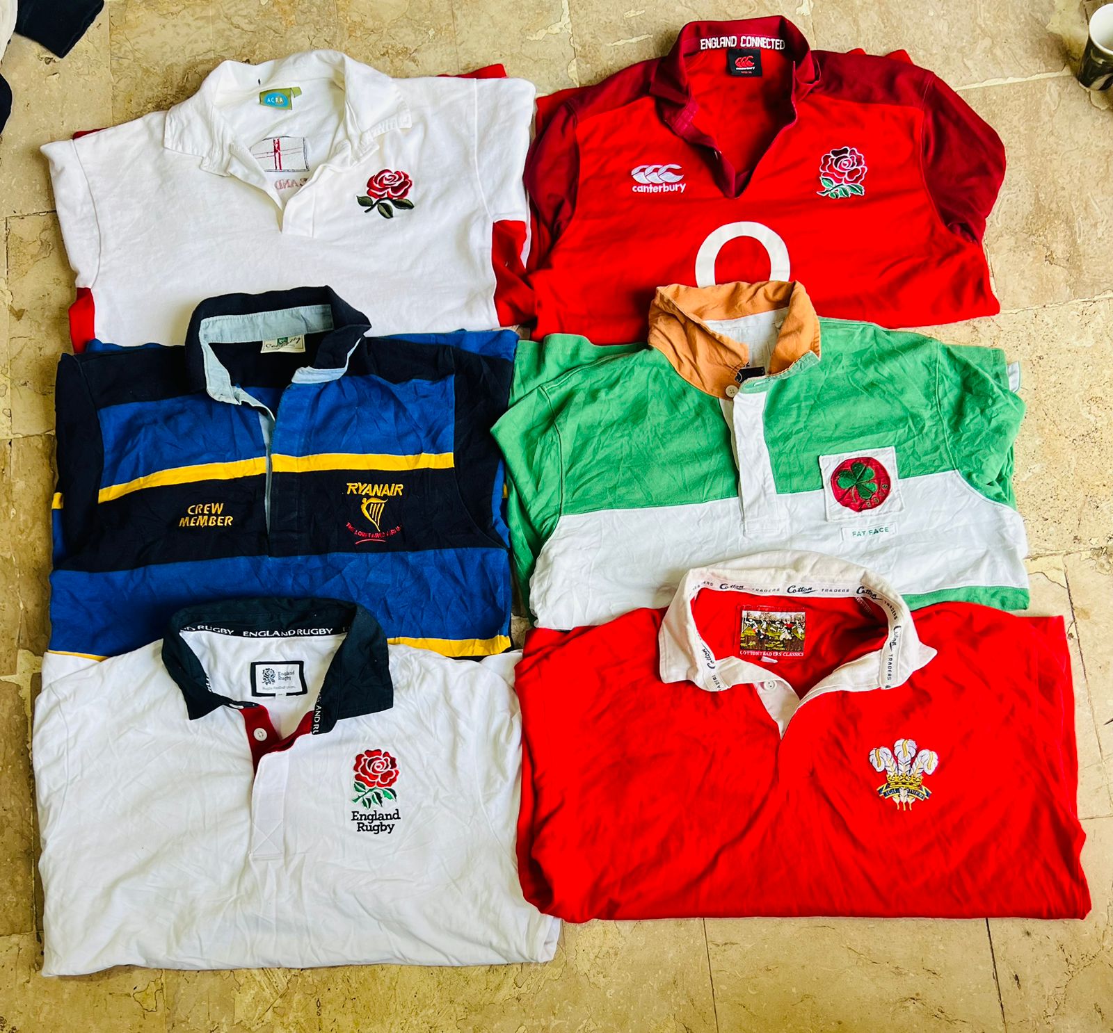 ミックス ヴィンテージ クラブ ラグビーシャツ バンドル 1