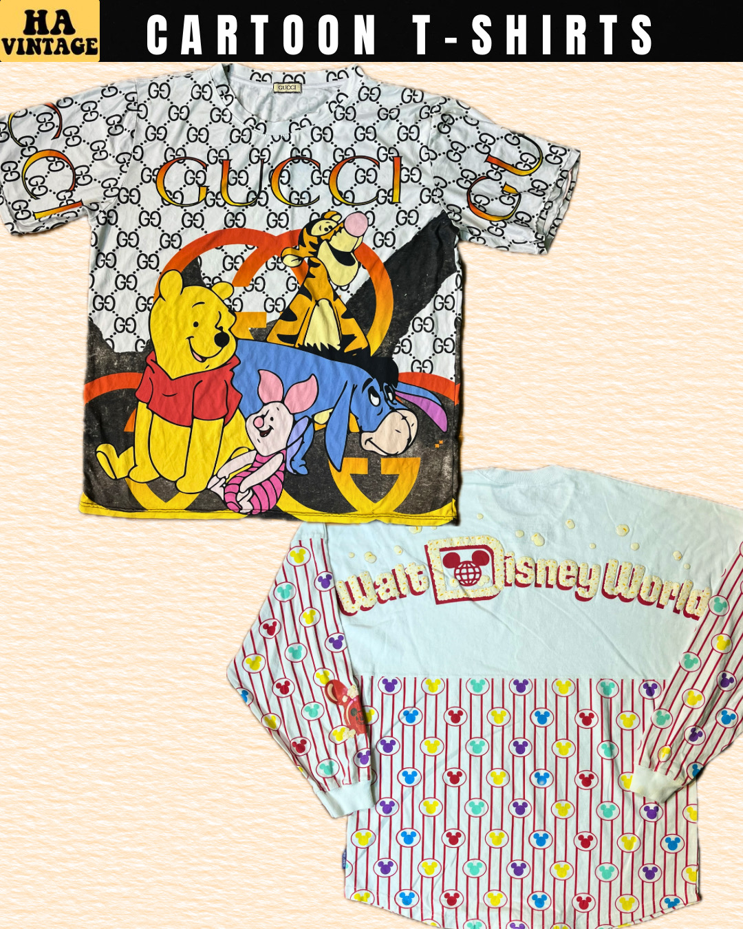 Ensemble de T-shirts graphiques de dessins animés mélangés