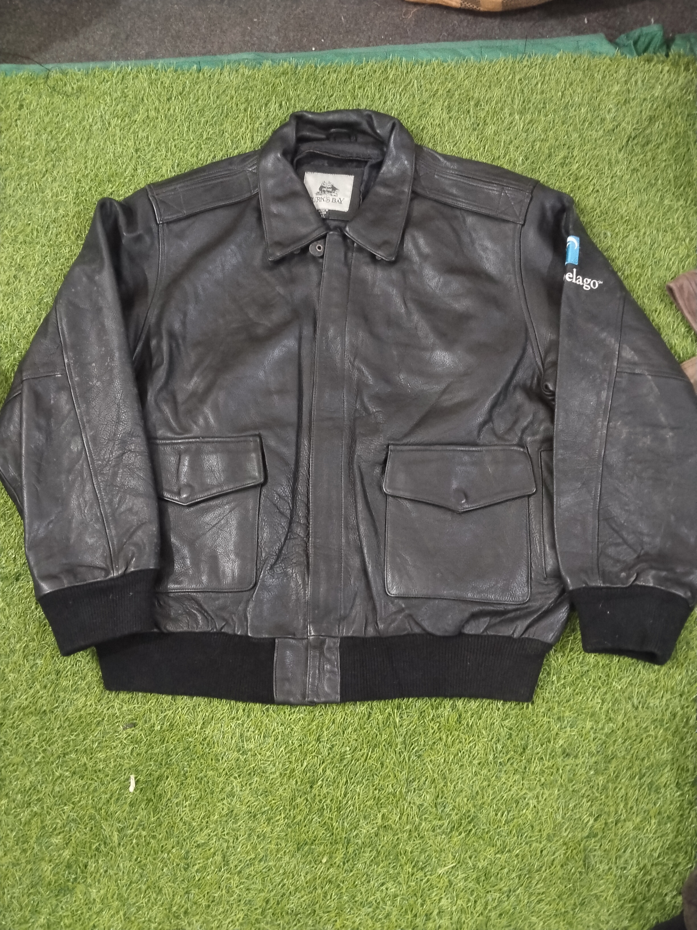 A2スタイルのレザー