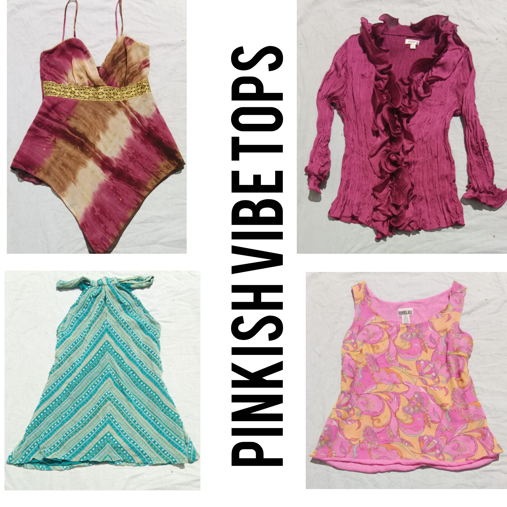 ピンクっぽいバイブ TOPS : デザイナーブランド：Georgioo studio、Jaipur、White blackなど