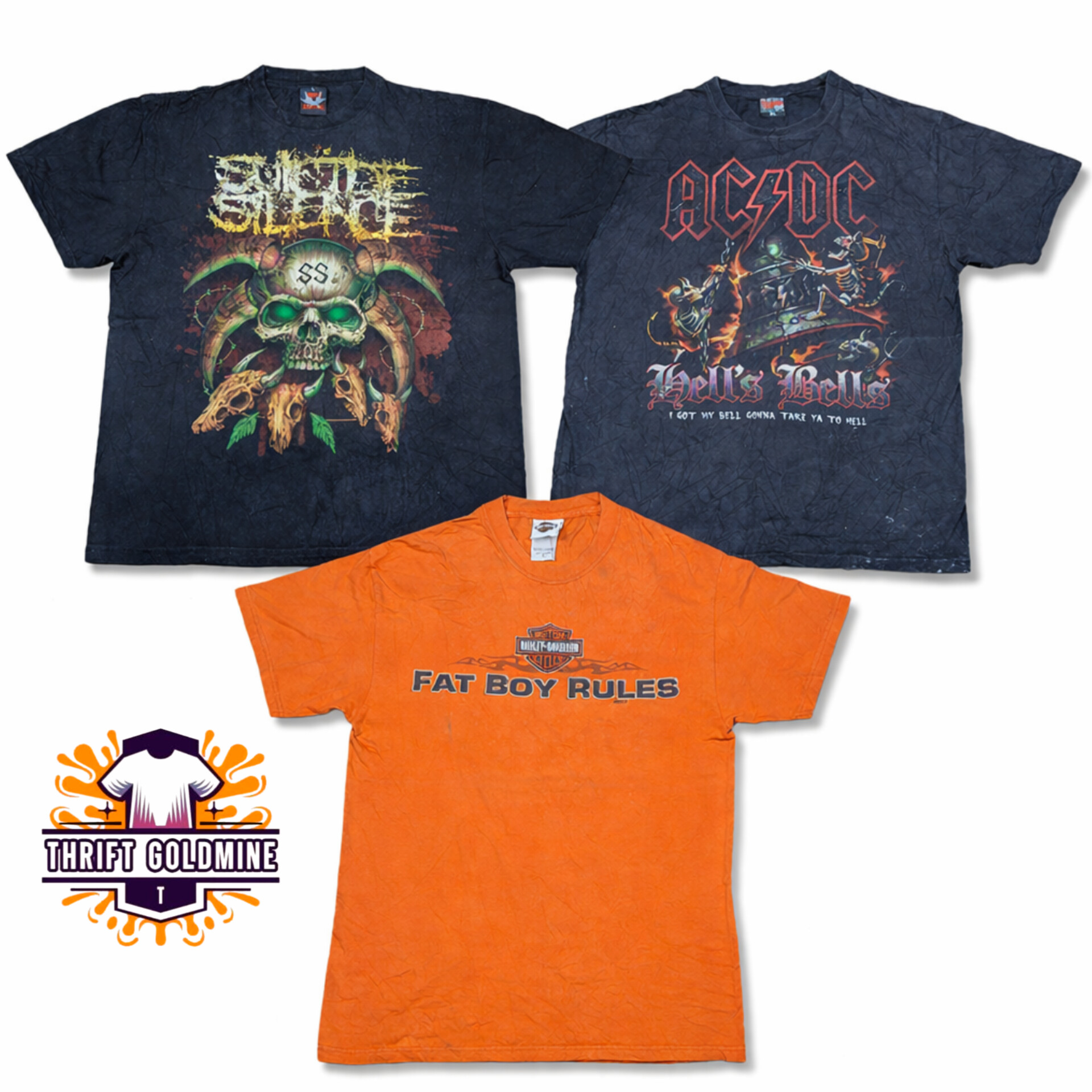 Vintage Music Print T shirt