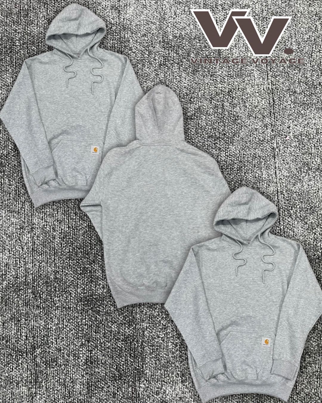 カーハート リワークスタイル グレー プルオーバー フーディ #2712