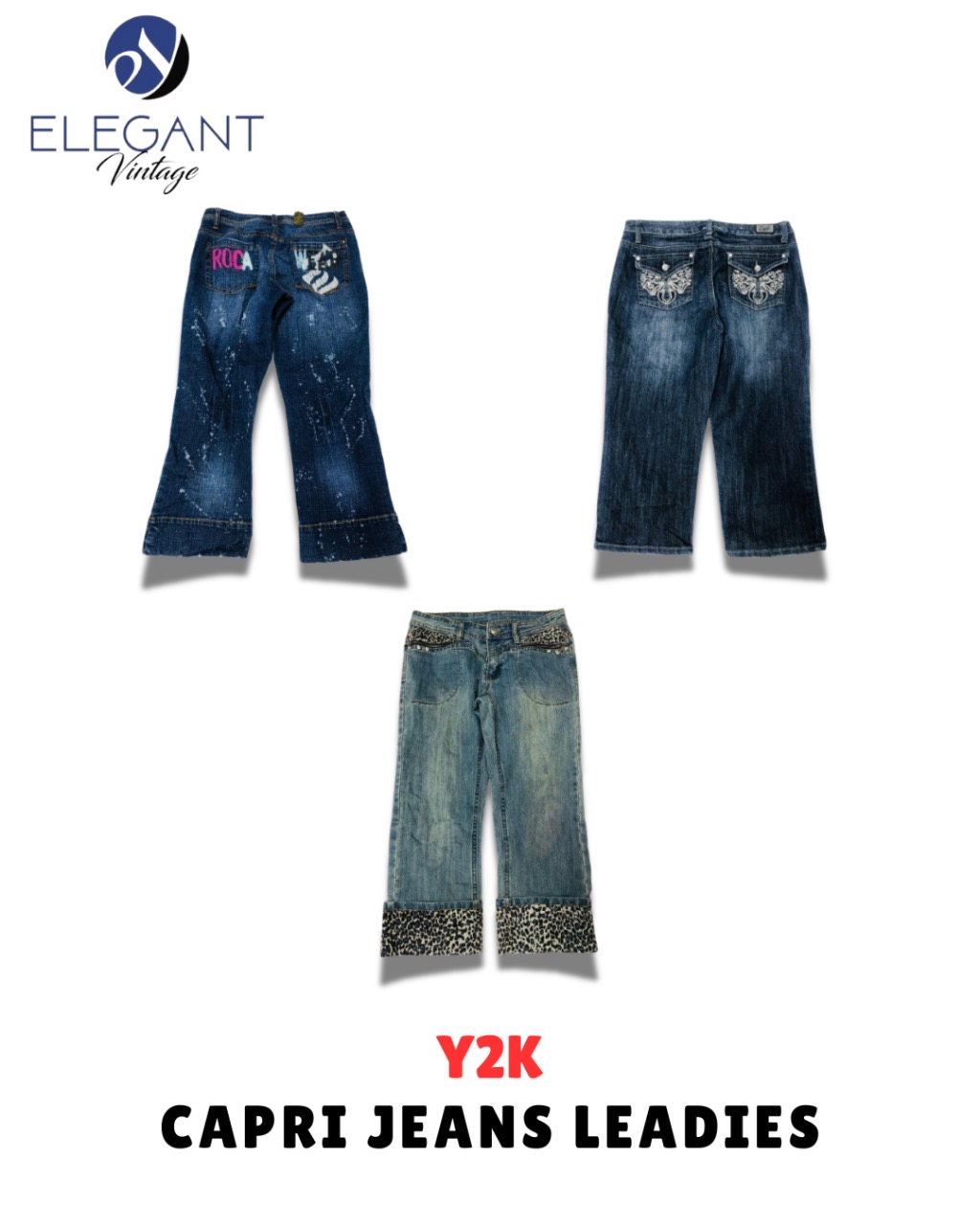 Y2K Capri Jeans Ladies - EV1605