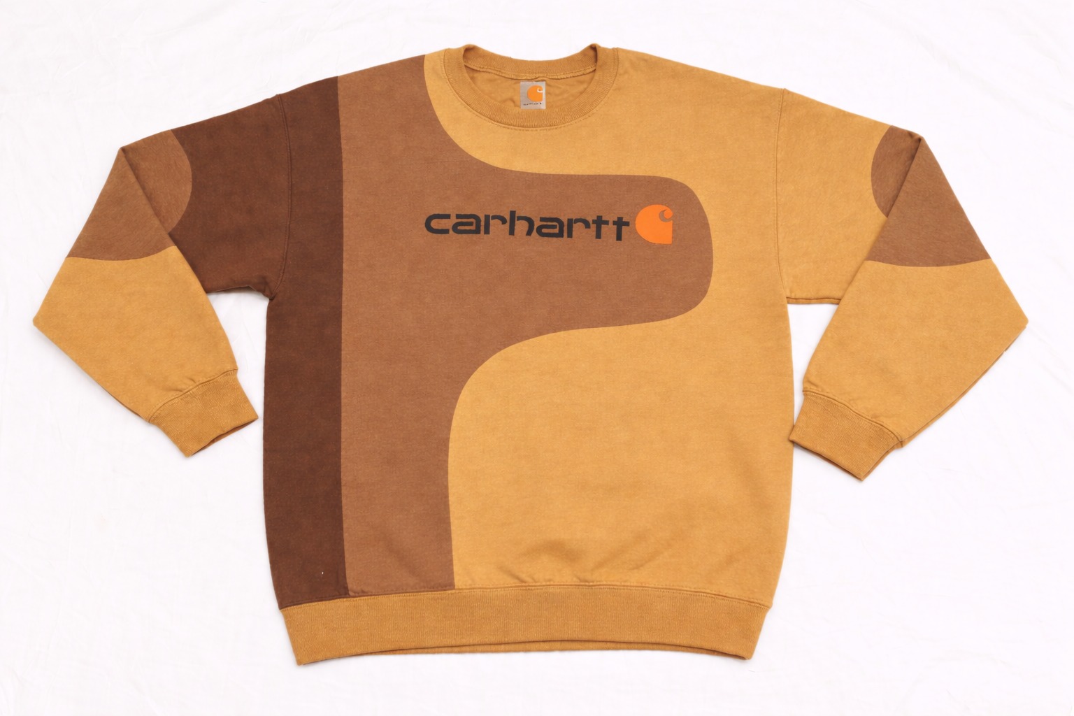 CR1083 Upcycled Carhartt Panelled Sweatshirt