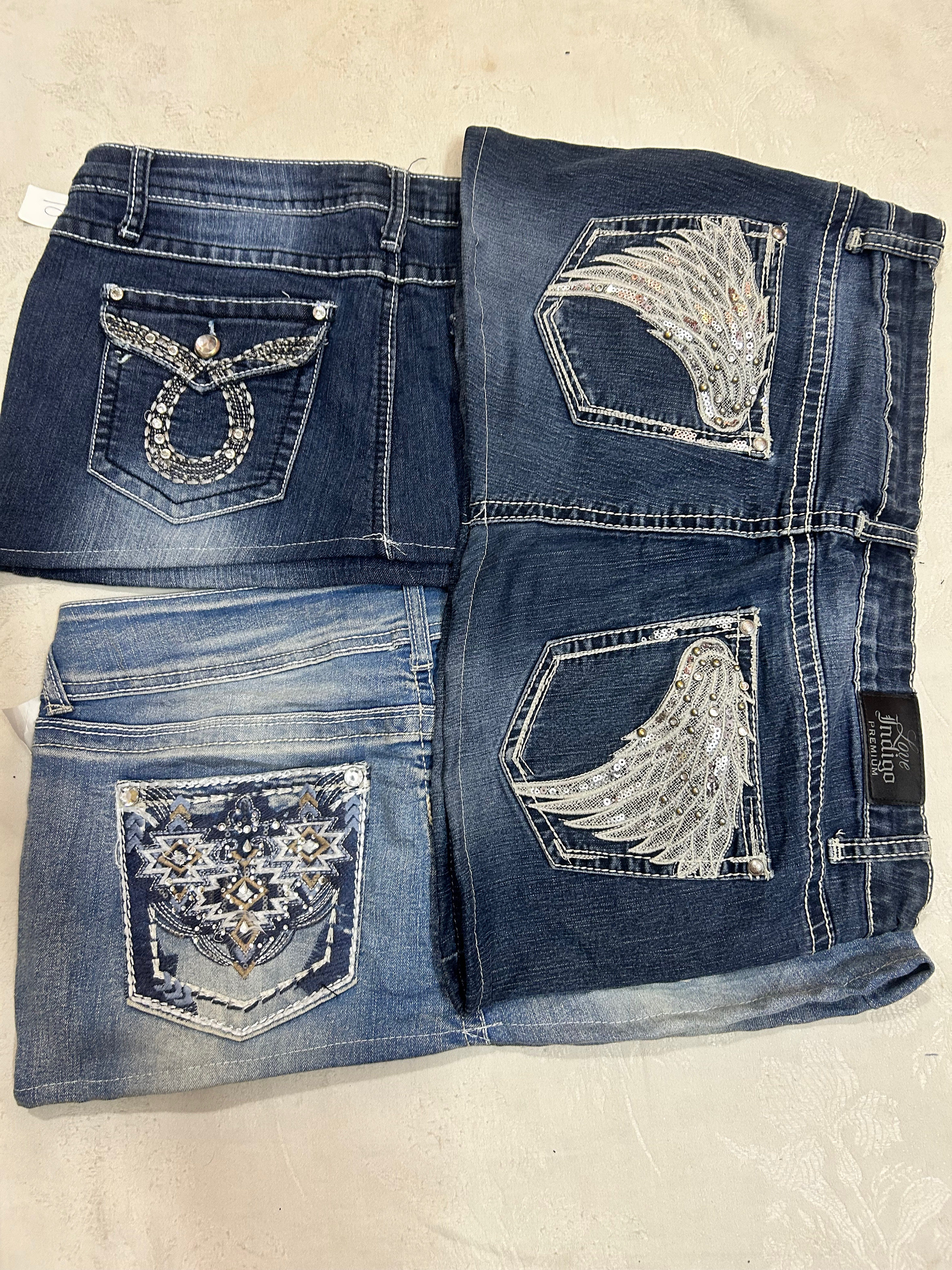 Y2k Embellished Mini Skirts