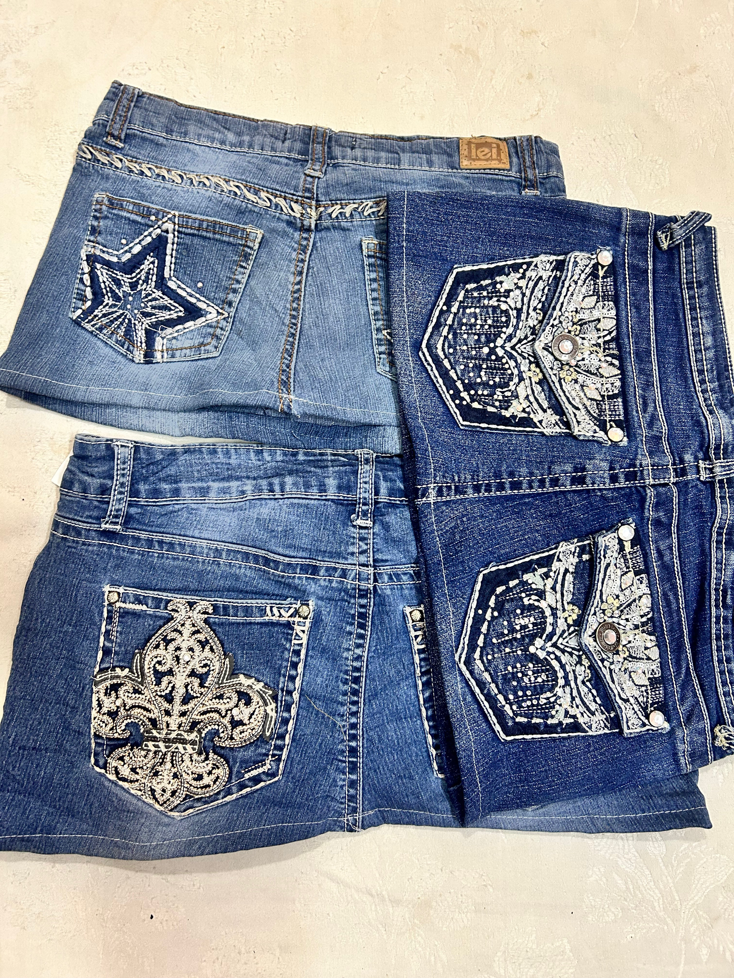 Y2k Embellished Mini Skirts