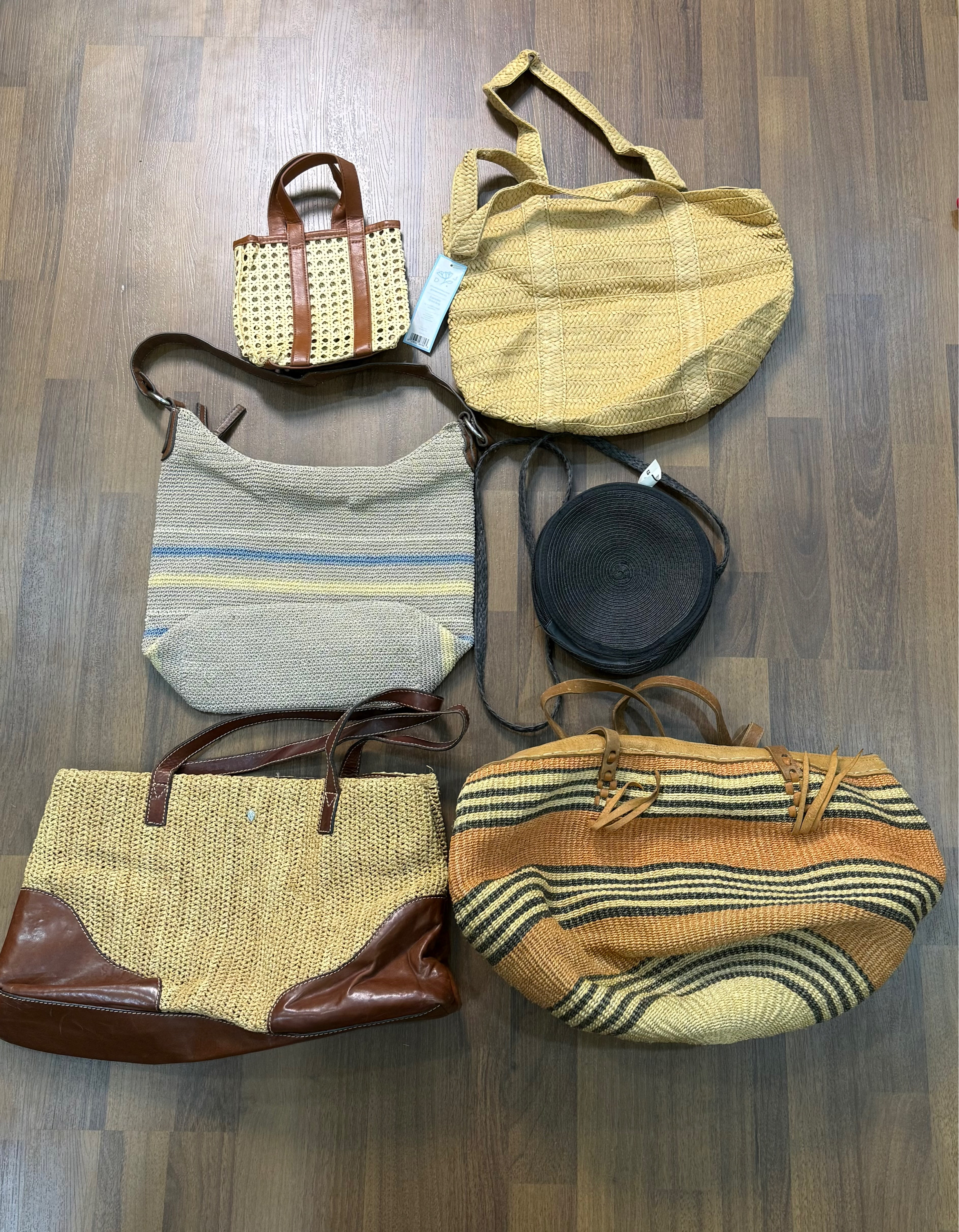 「AV-0661 ストロー/ビーチ ハンドバッグ」