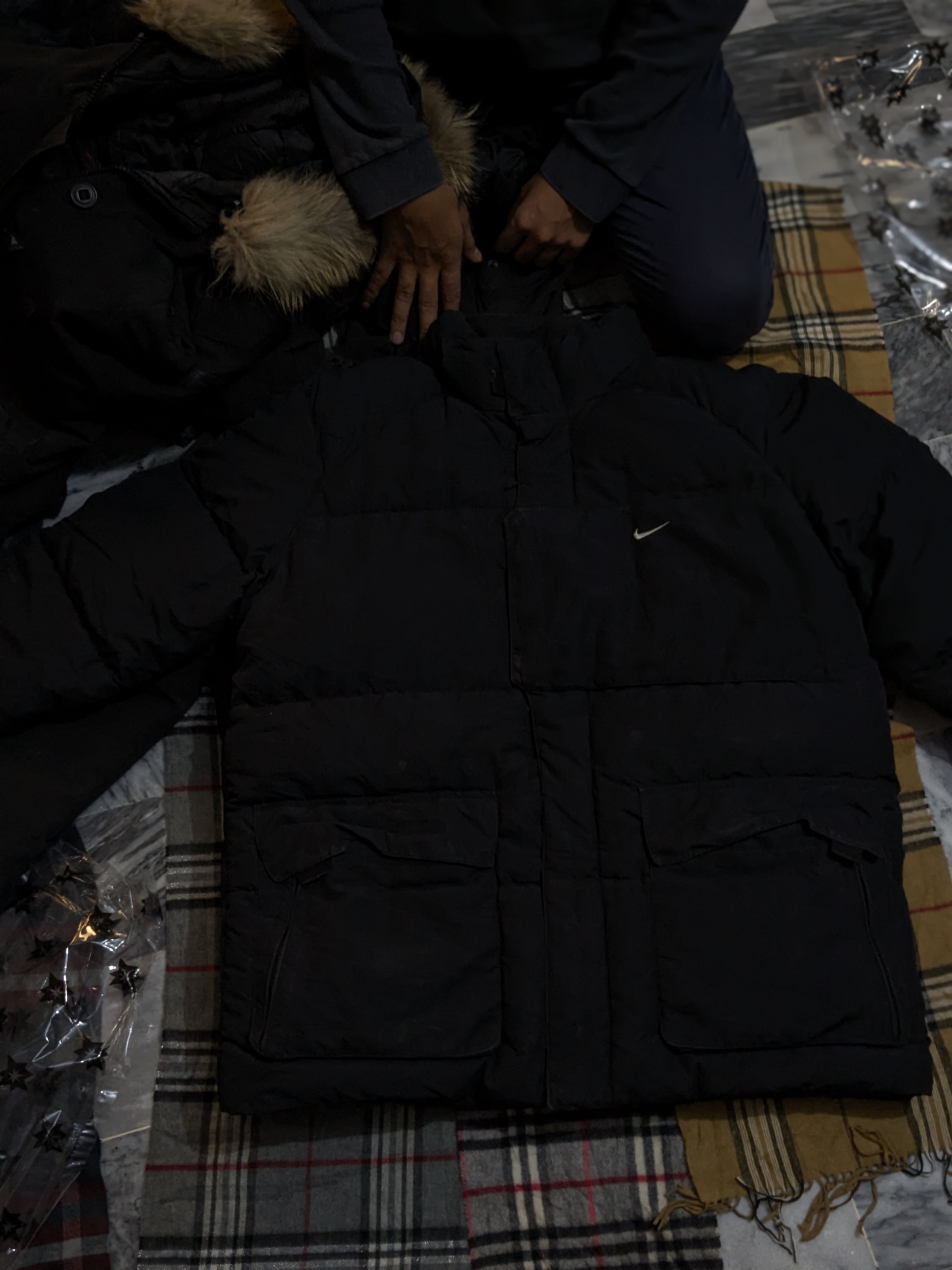 ミックスブランドのパファー