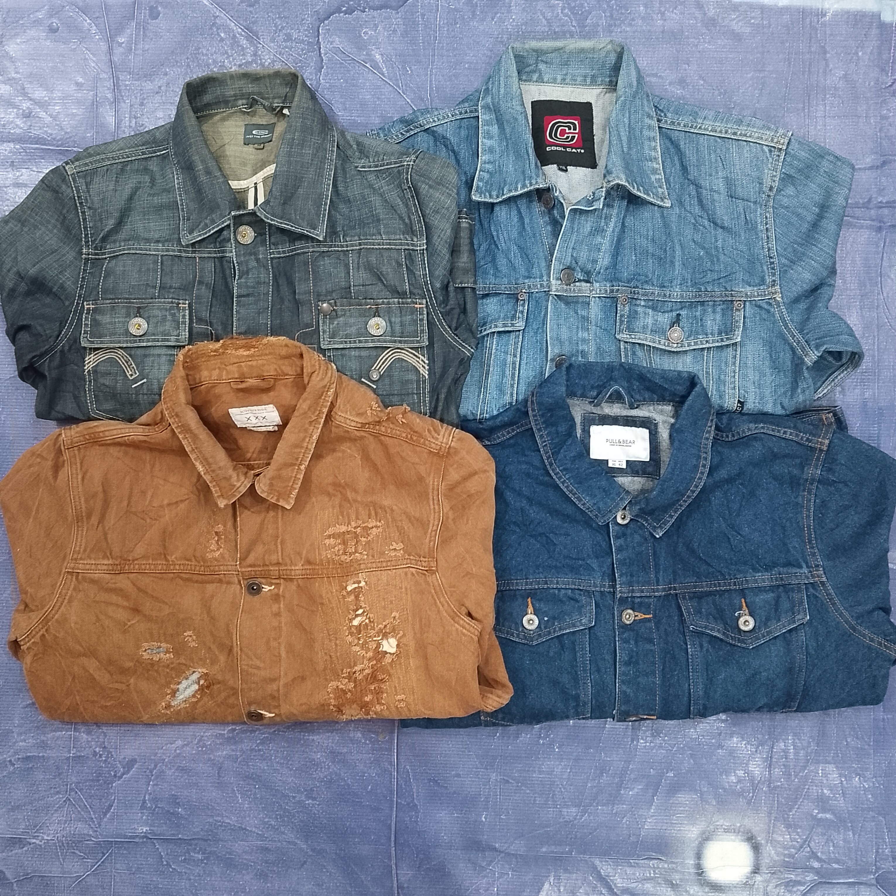 Men's jeans jacket 11piece