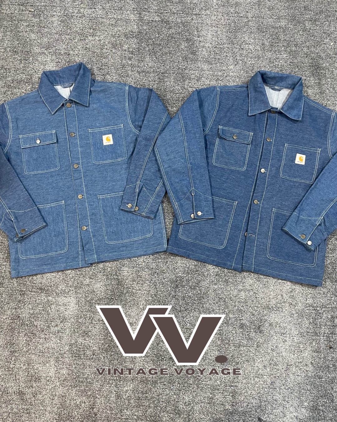 Carhartt umgestylte Denim-Jacke #2712