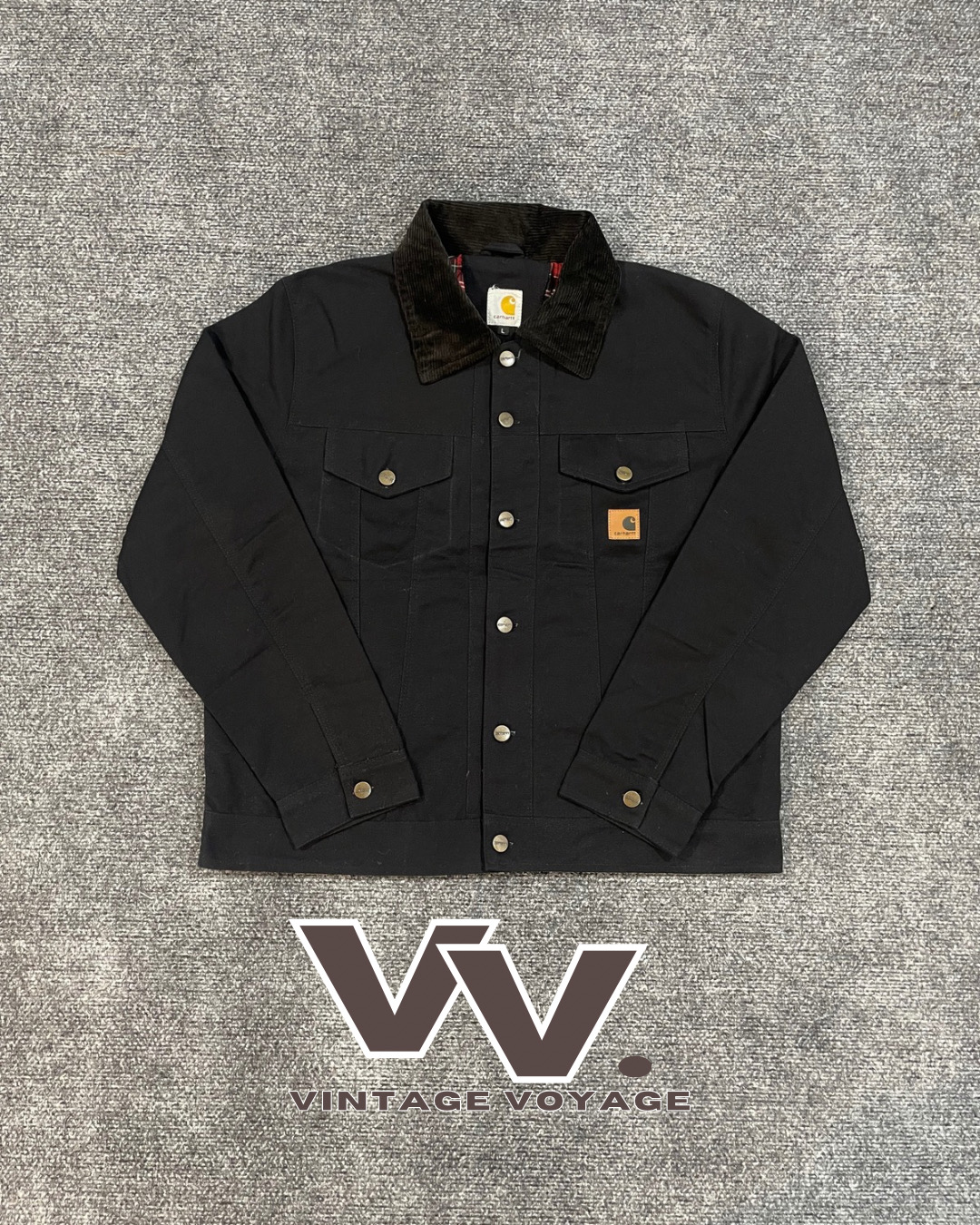 Jaqueta Detroit com botão reestilizada Carhartt #2712