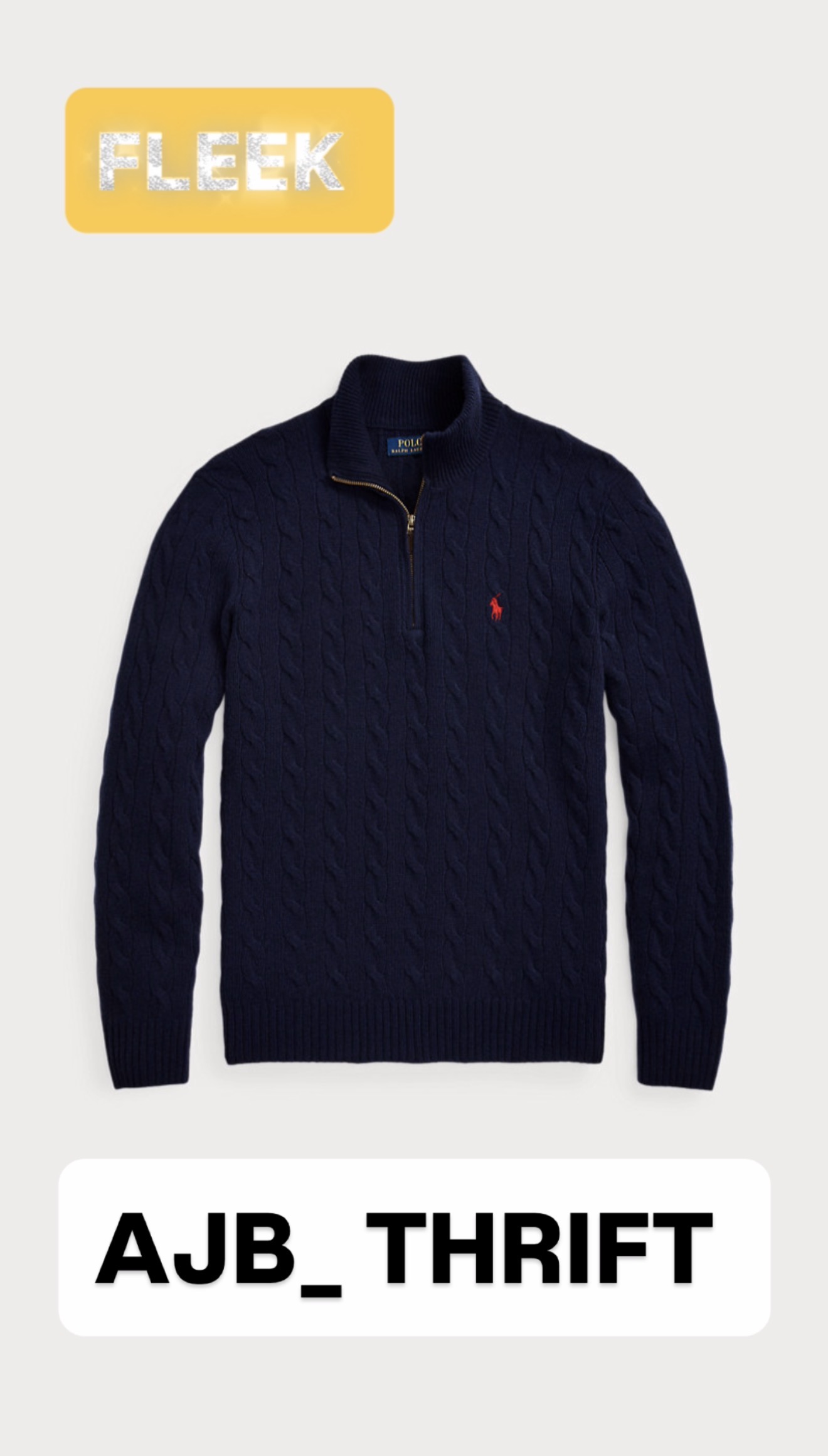 Polo Ralph Lauren 1/4 quarter zip sweater