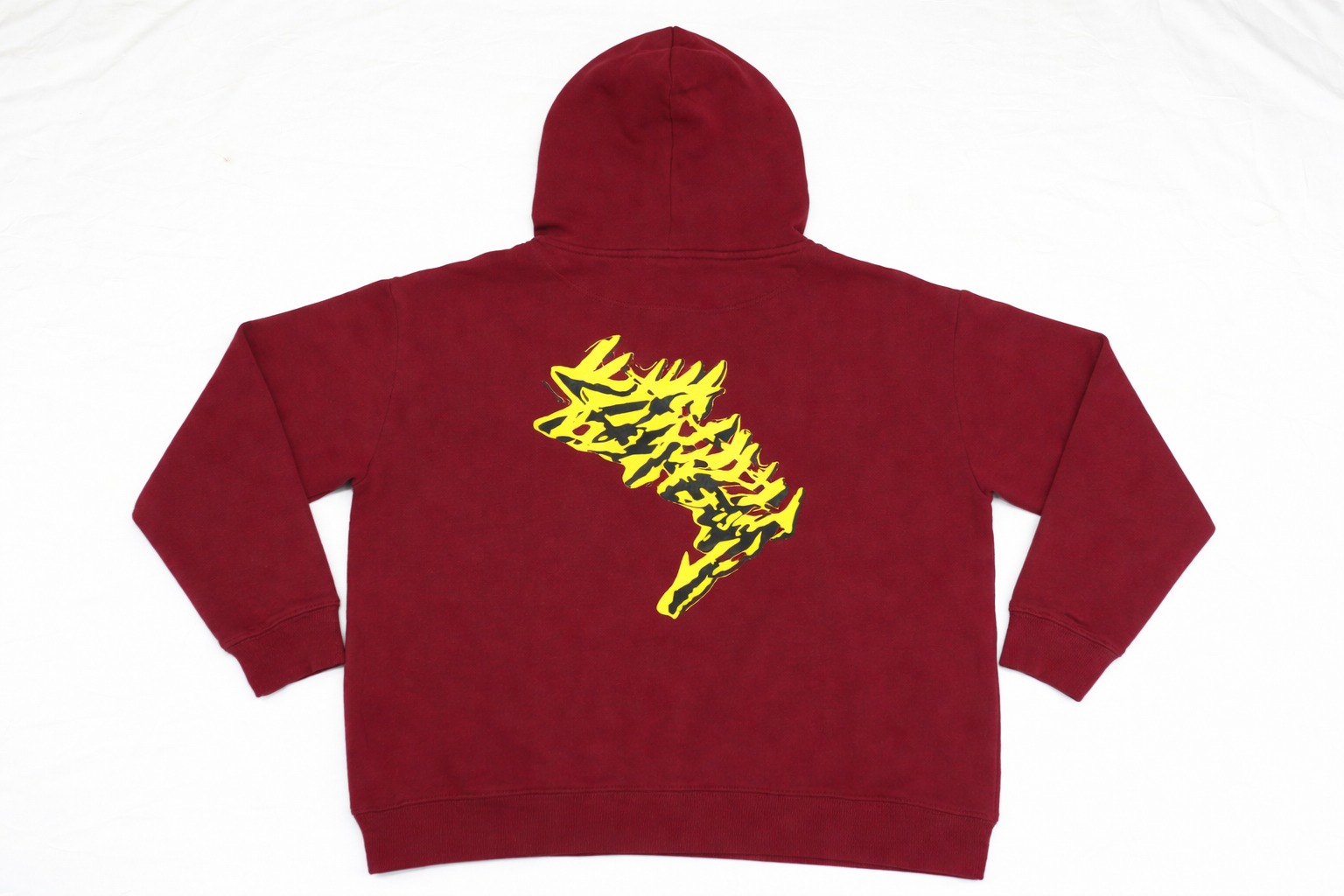 CR1088 Rework Style Stussy Print Hoodie
